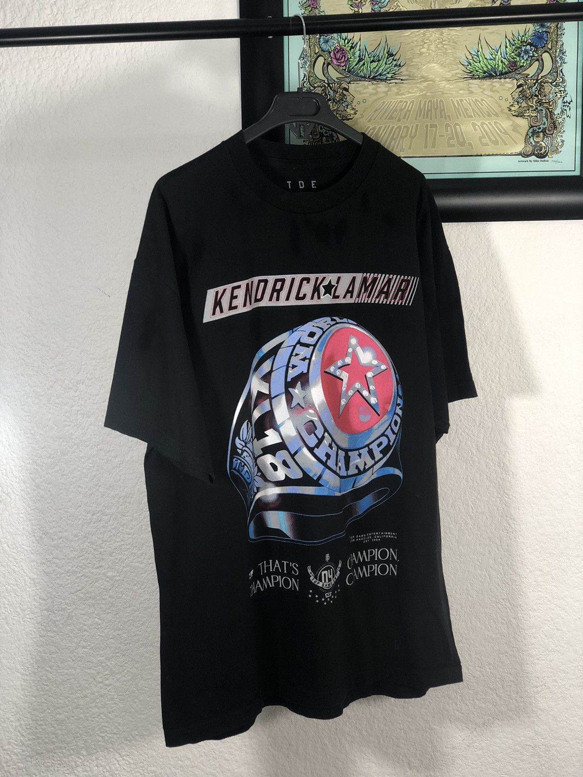 Band Tees × Kendrick Lamar × Rap Tees Kendrick Lamar 2018 TDE Ring Size US XL / EU 56 / 4 - 2 Thumbnail