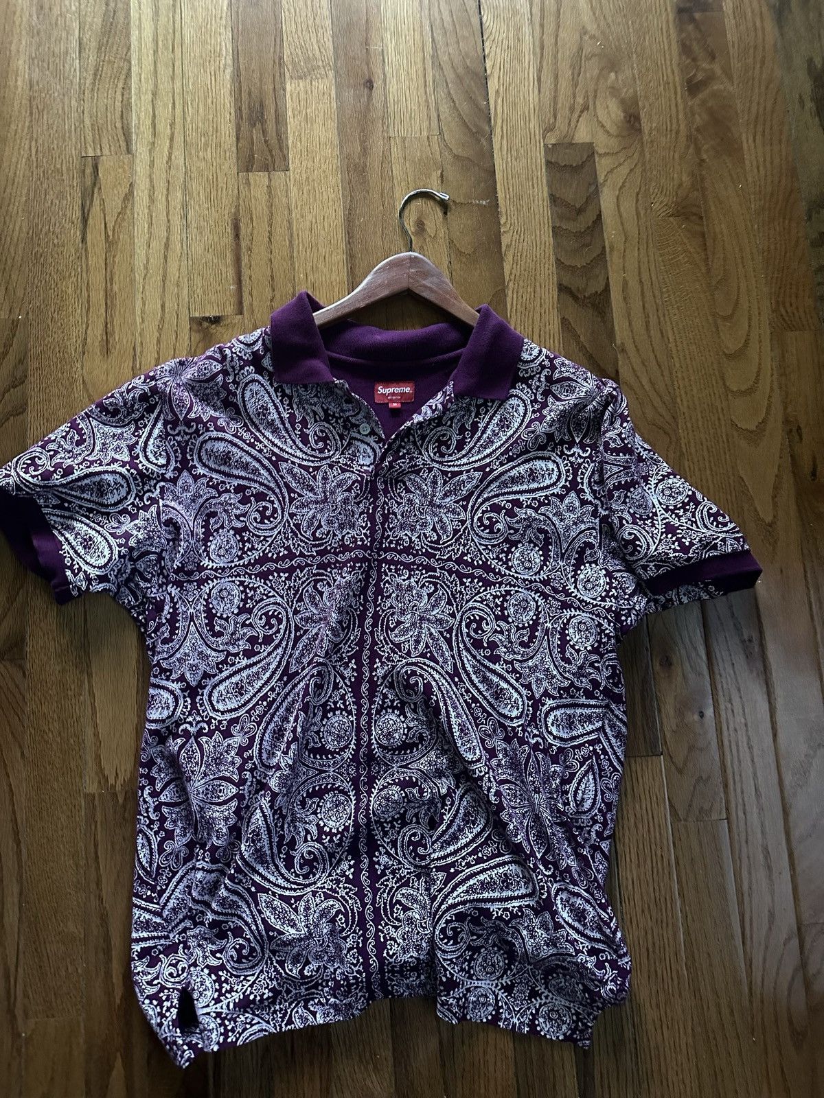 Supreme 2024 paisley polo