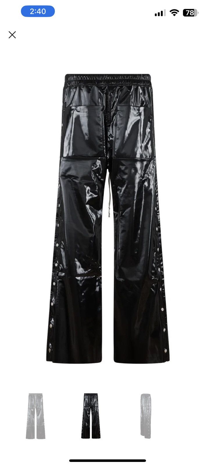 Rick Owens Drkshdw Rick Owens DRKSHDW Pusher Pants Size US 34 / EU 50 - 4 Thumbnail