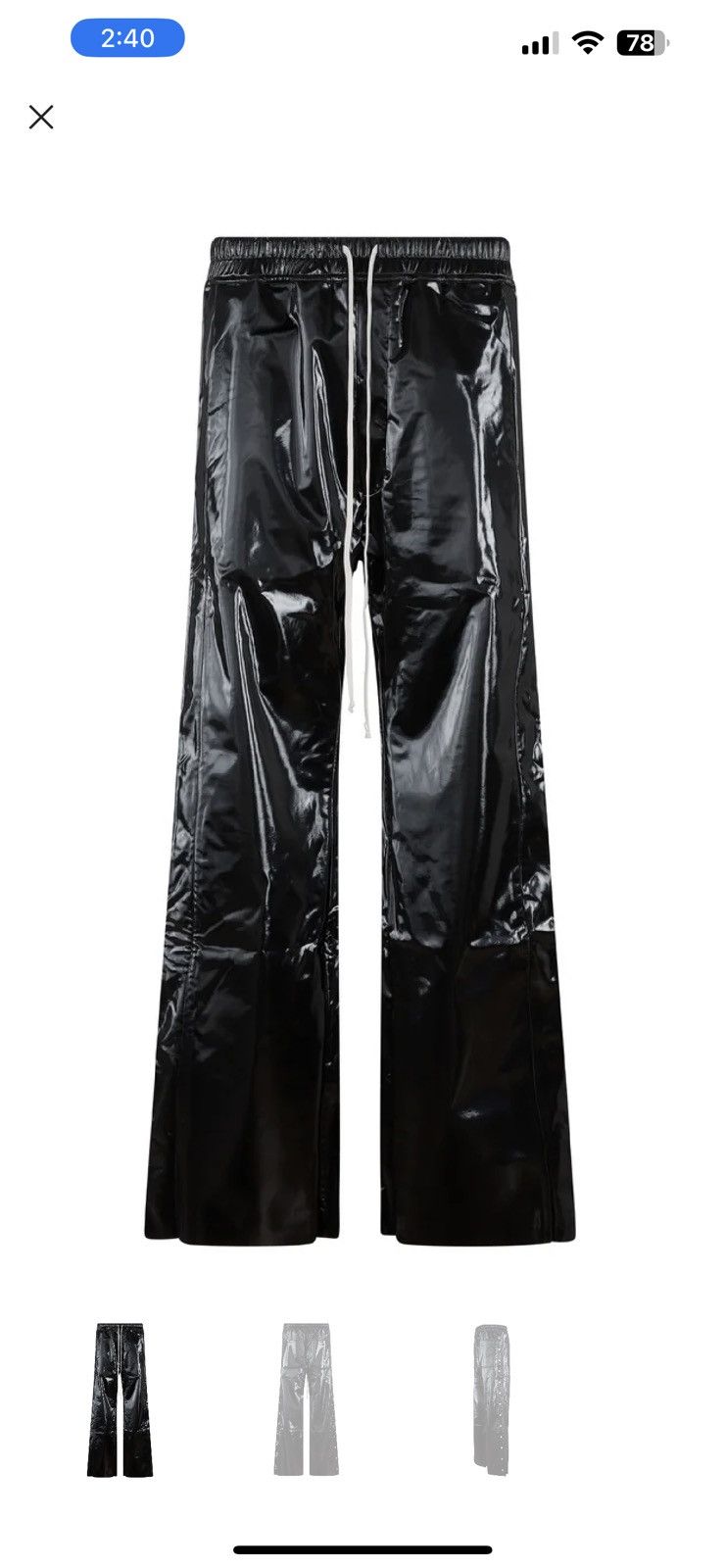Rick Owens Drkshdw Rick Owens DRKSHDW Pusher Pants Size US 34 / EU 50 - 2 Thumbnail