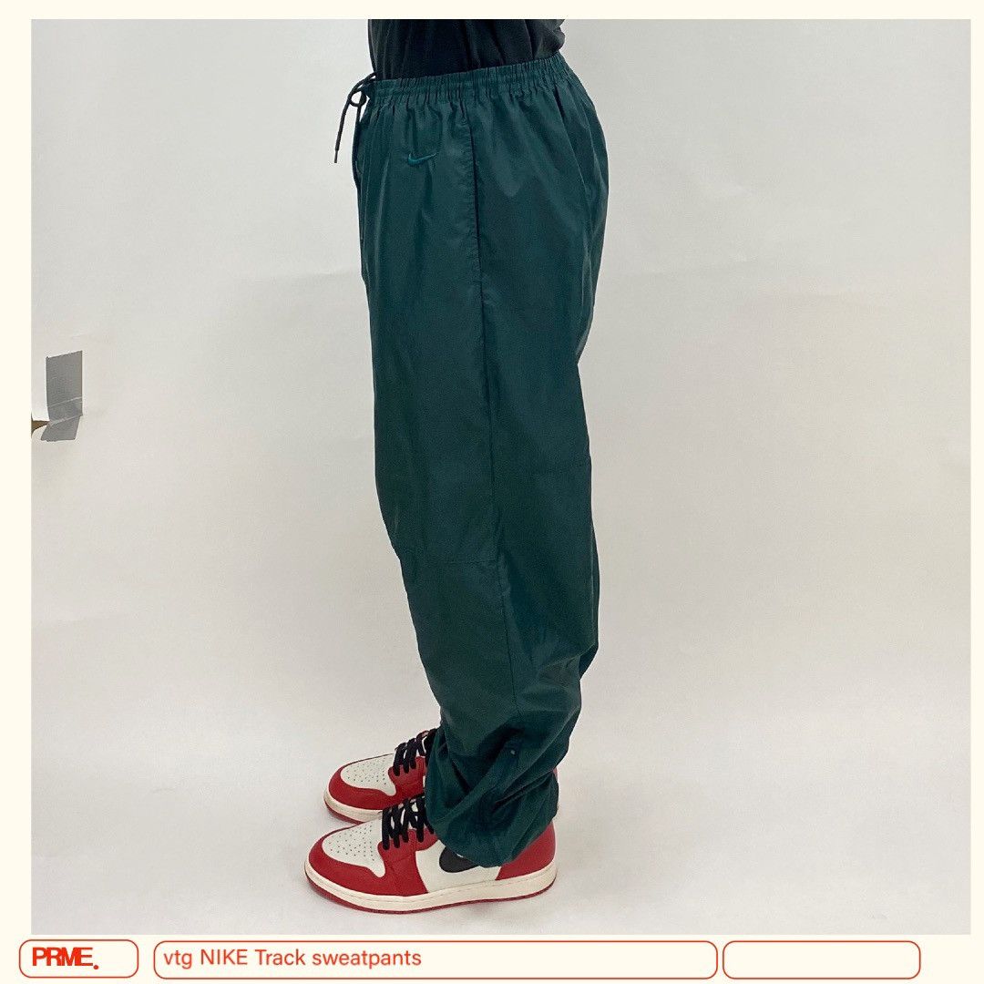 Nike × Vintage vintage 90s NIKE TRACK Nylon sweatpants Size US 36 / EU 52 - 7 Thumbnail