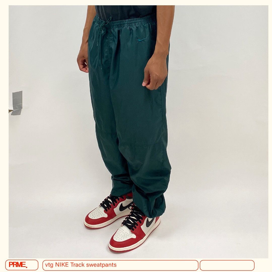 Nike × Vintage vintage 90s NIKE TRACK Nylon sweatpants Size US 36 / EU 52 - 4 Thumbnail