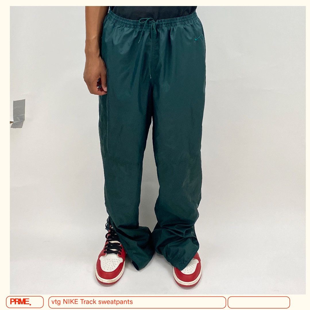 Nike × Vintage vintage 90s NIKE TRACK Nylon sweatpants Size US 36 / EU 52 - 6 Thumbnail