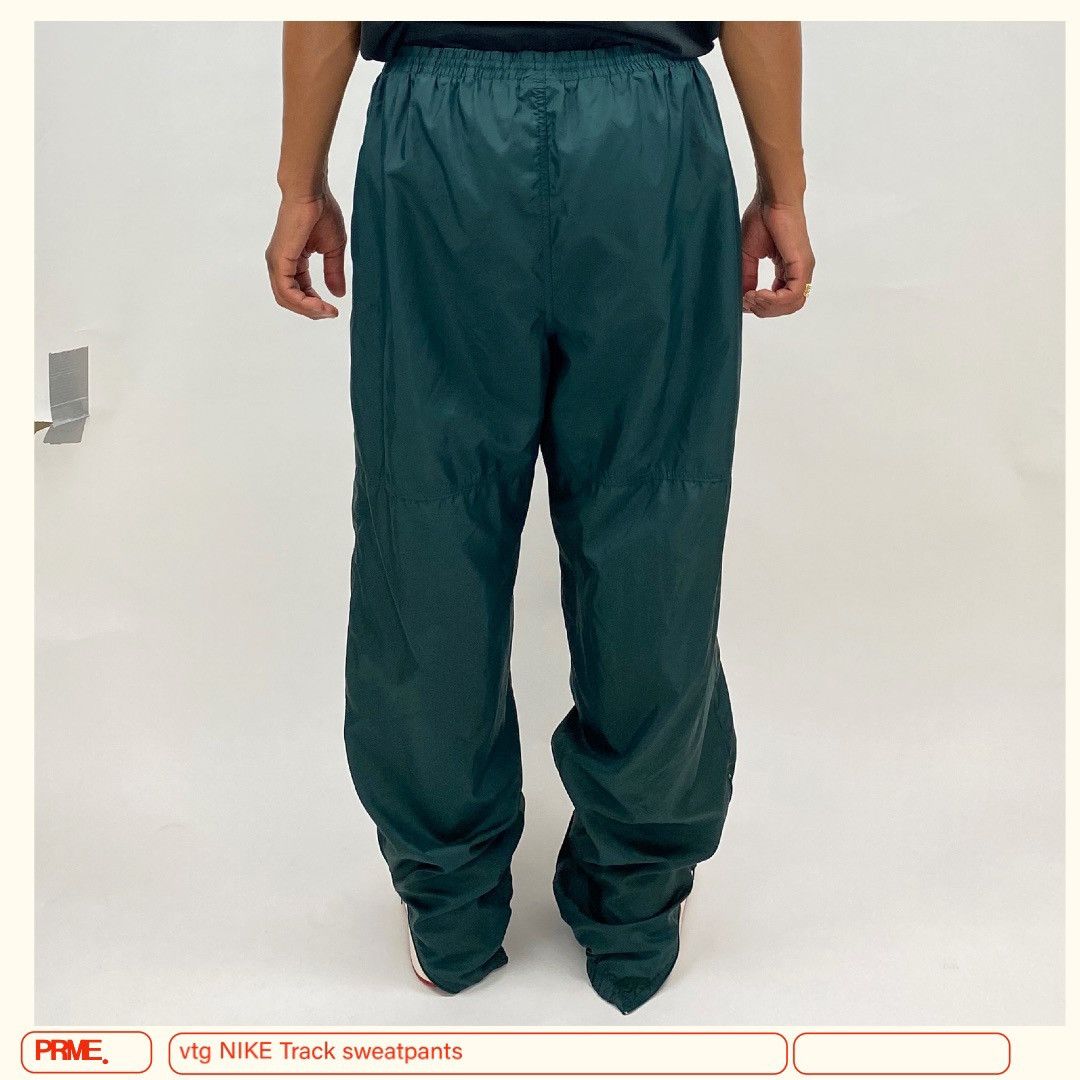 Nike × Vintage vintage 90s NIKE TRACK Nylon sweatpants Size US 36 / EU 52 - 8 Thumbnail