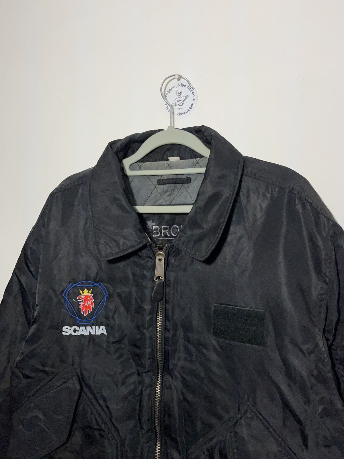 Vintage Scania 2000s vintage trucker flyer’s bomber jacket rare Size US XL / EU 56 / 4 - 3 Thumbnail