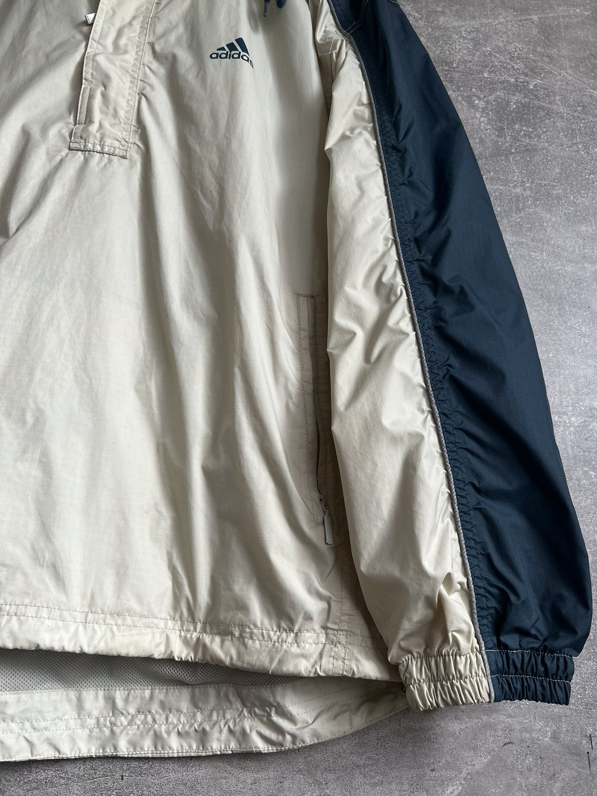 Vintage Vintage Adidas Half Zip Jacket Size L - XL Size US L / EU 52-54 / 3 - 3 Thumbnail