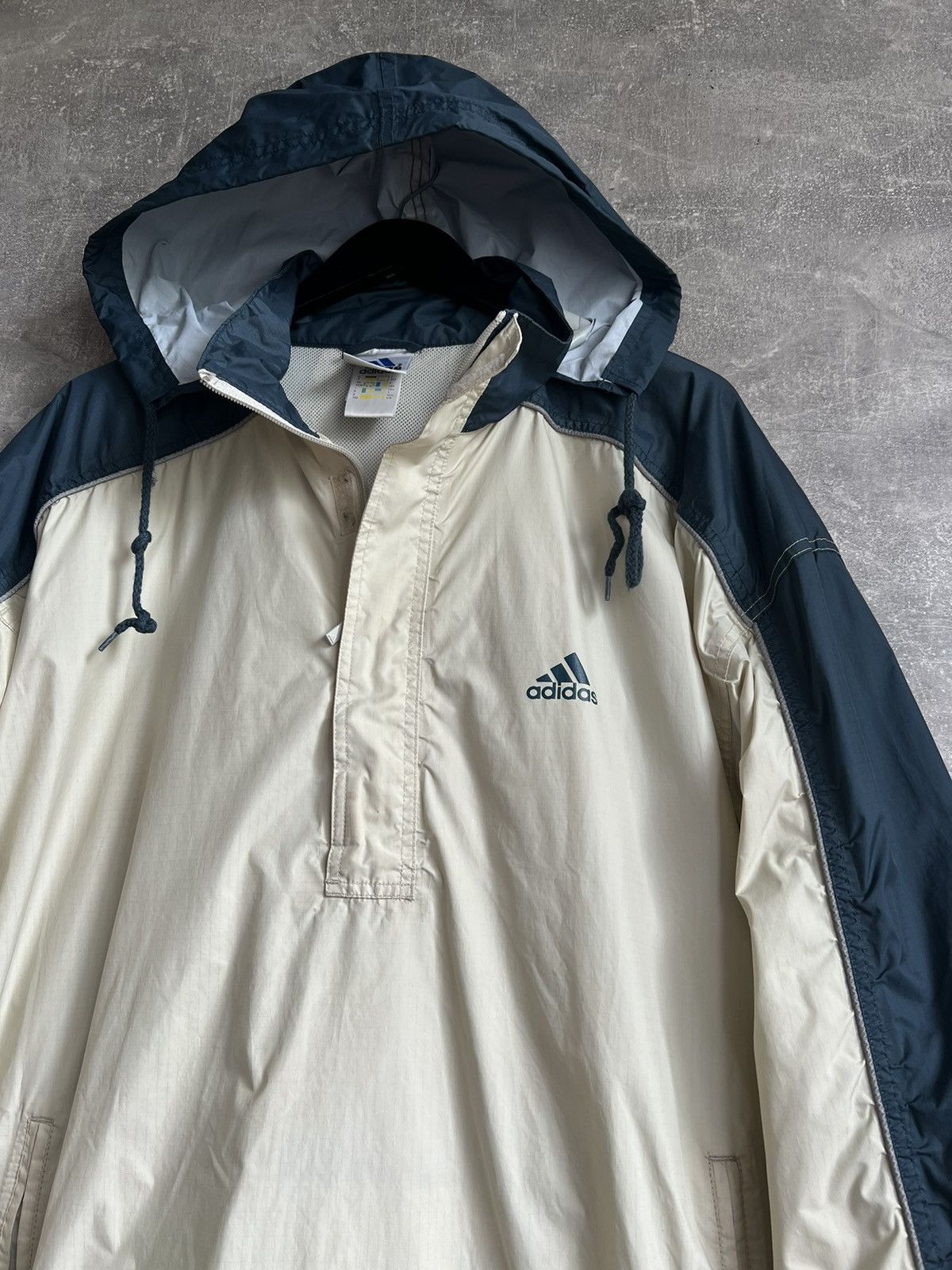 Vintage Vintage Adidas Half Zip Jacket Size L - XL Size US L / EU 52-54 / 3 - 2 Thumbnail