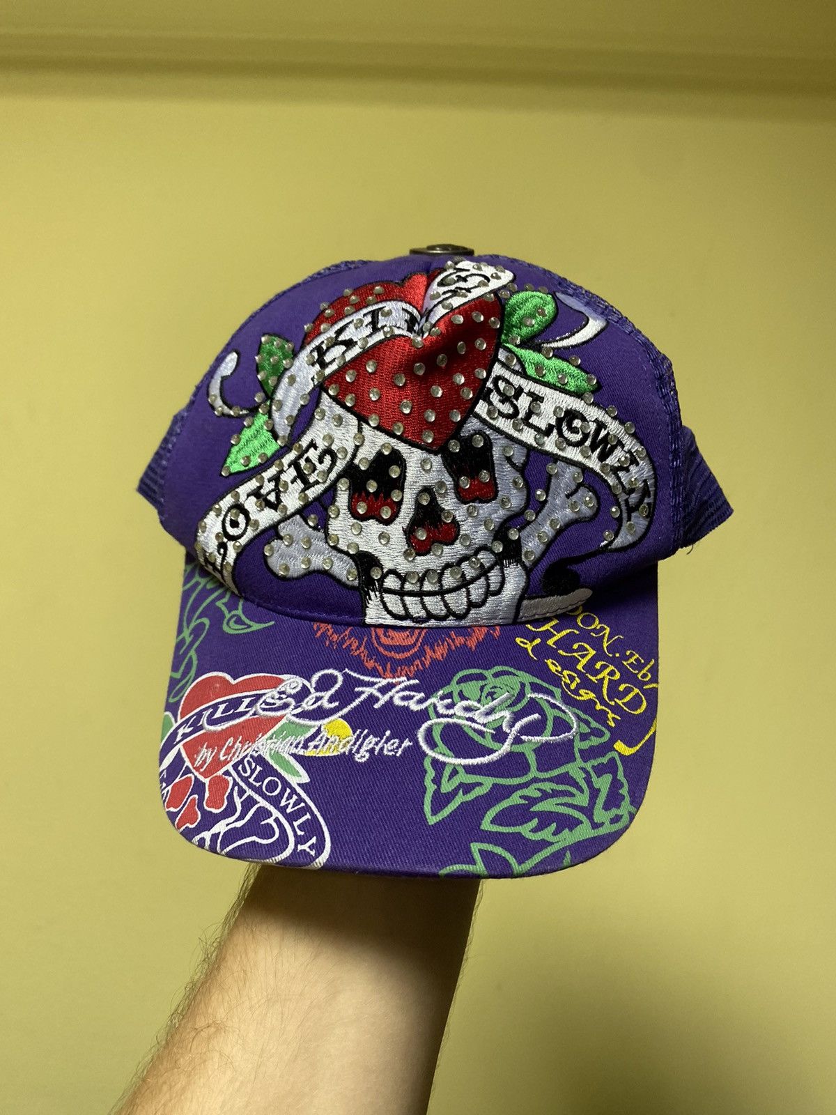 Christian Audigier × Ed Hardy × Vintage Ed Hardy ☠️ purple  display picture 1