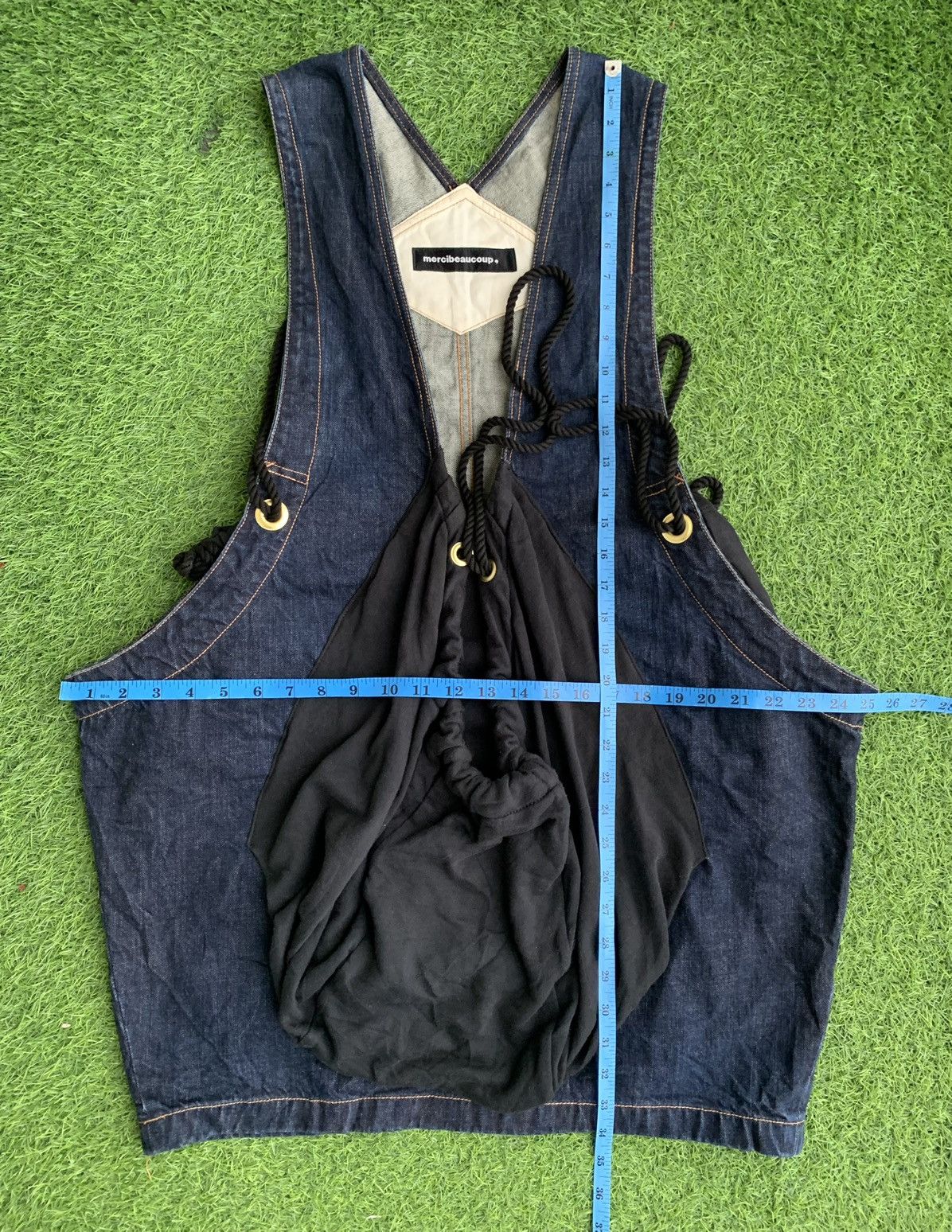 Issey Miyake Japanese Brand Mercibeucoup Kangaroo Pocket Denim Size US M / EU 48-50 / 2 - 12 Thumbnail