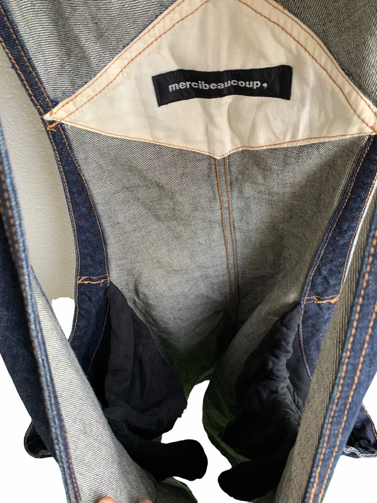 Issey Miyake Japanese Brand Mercibeucoup Kangaroo Pocket Denim Size US M / EU 48-50 / 2 - 9 Thumbnail