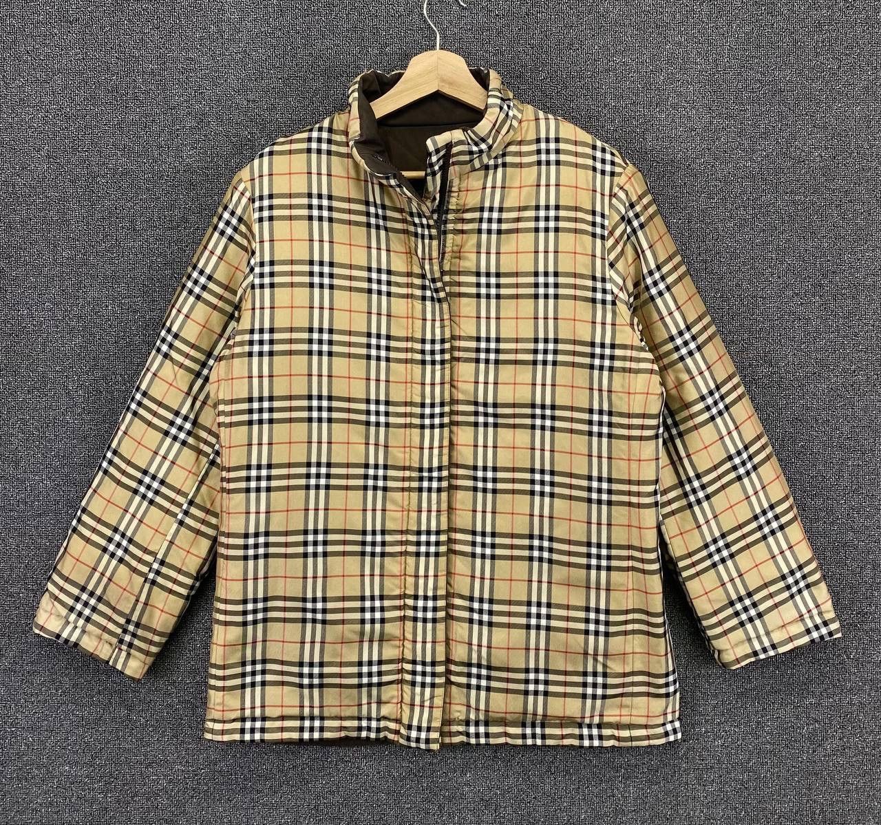 Vintage Burberry Nova Check Reversible Quilted Jacket