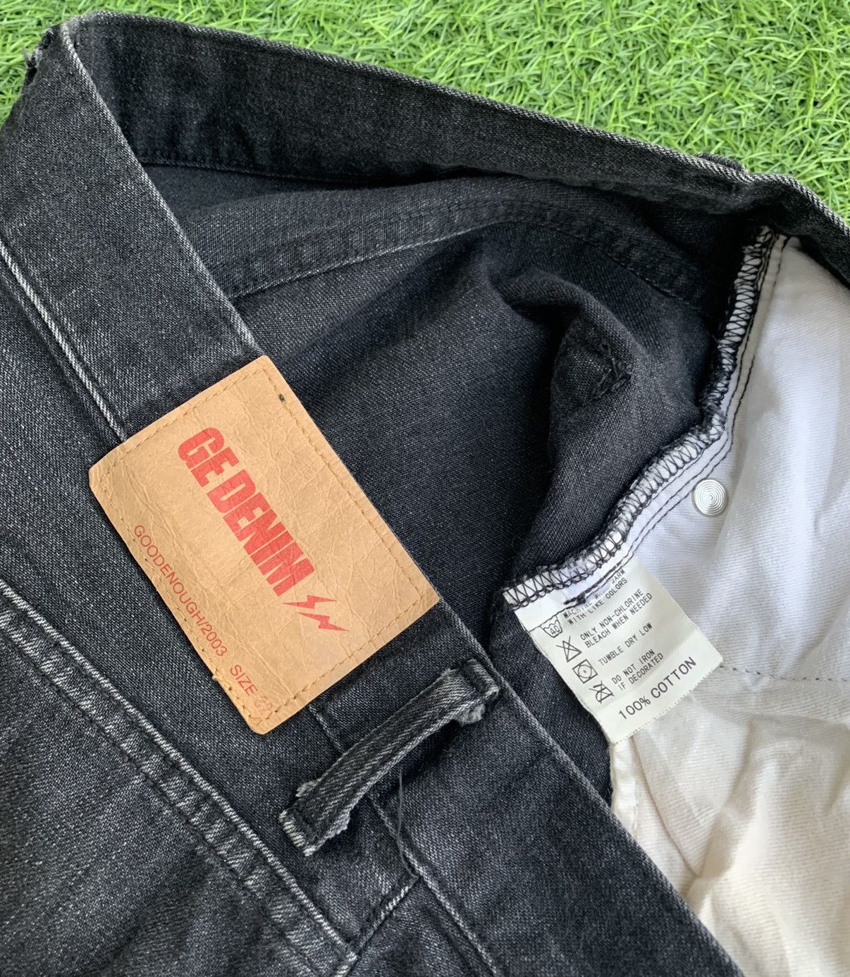 Fragment Design × GOODENOUGH × Hiroshi Fujiwara Vtg Ge Denim GoodEnough 2003 Fragment Design Selvedge Jeans Size US 33 - 11 Thumbnail