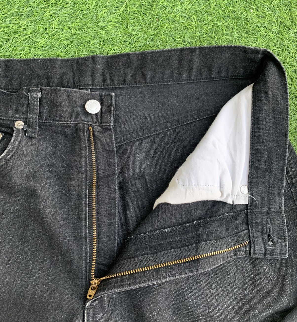 Fragment Design × GOODENOUGH × Hiroshi Fujiwara Vtg Ge Denim GoodEnough 2003 Fragment Design Selvedge Jeans Size US 33 - 9 Thumbnail