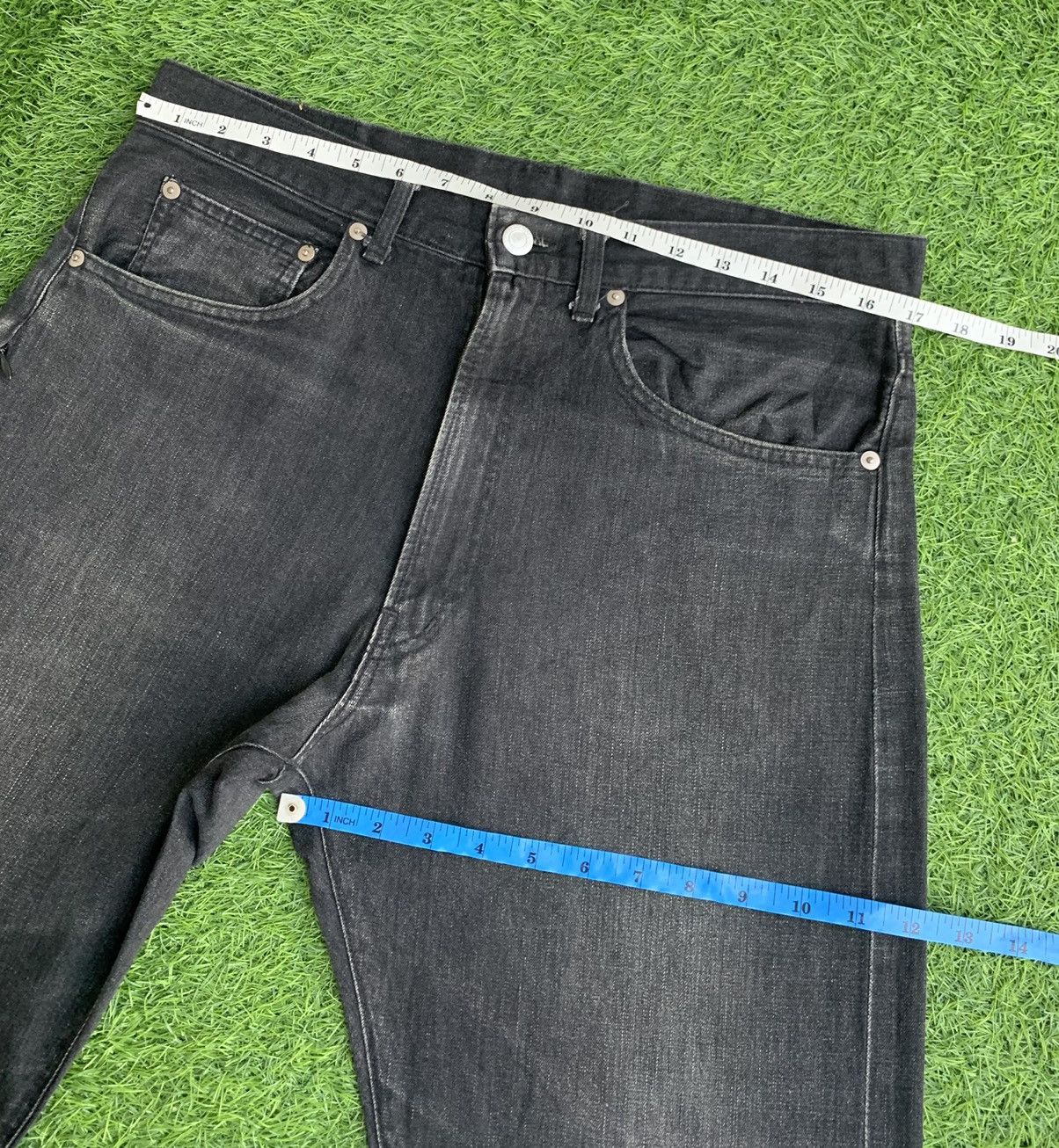 Fragment Design × GOODENOUGH × Hiroshi Fujiwara Vtg Ge Denim GoodEnough 2003 Fragment Design Selvedge Jeans Size US 33 - 14 Thumbnail