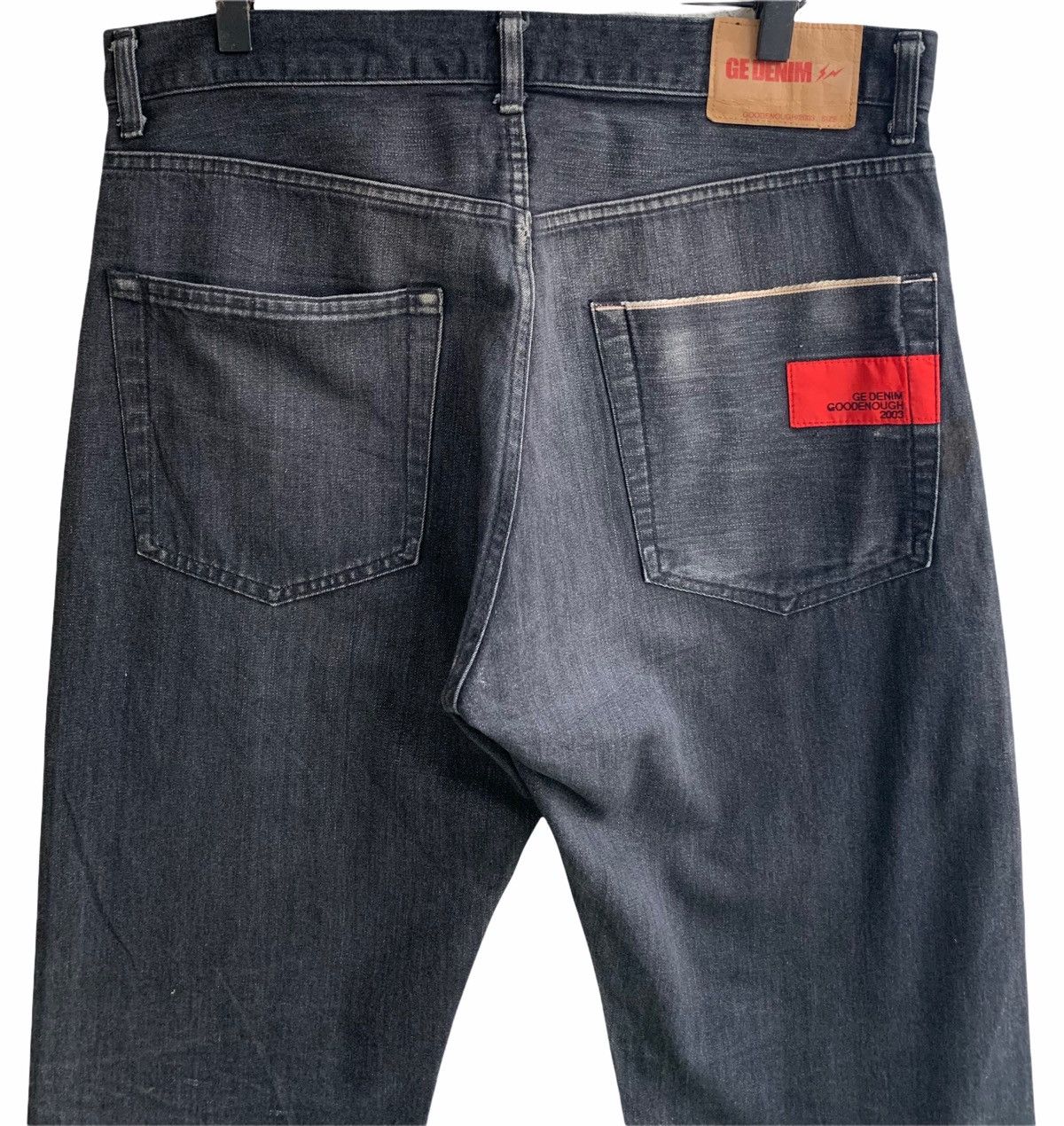 Fragment Design × GOODENOUGH × Hiroshi Fujiwara Vtg Ge Denim GoodEnough 2003 Fragment Design Selvedge Jeans Size US 33 - 7 Thumbnail