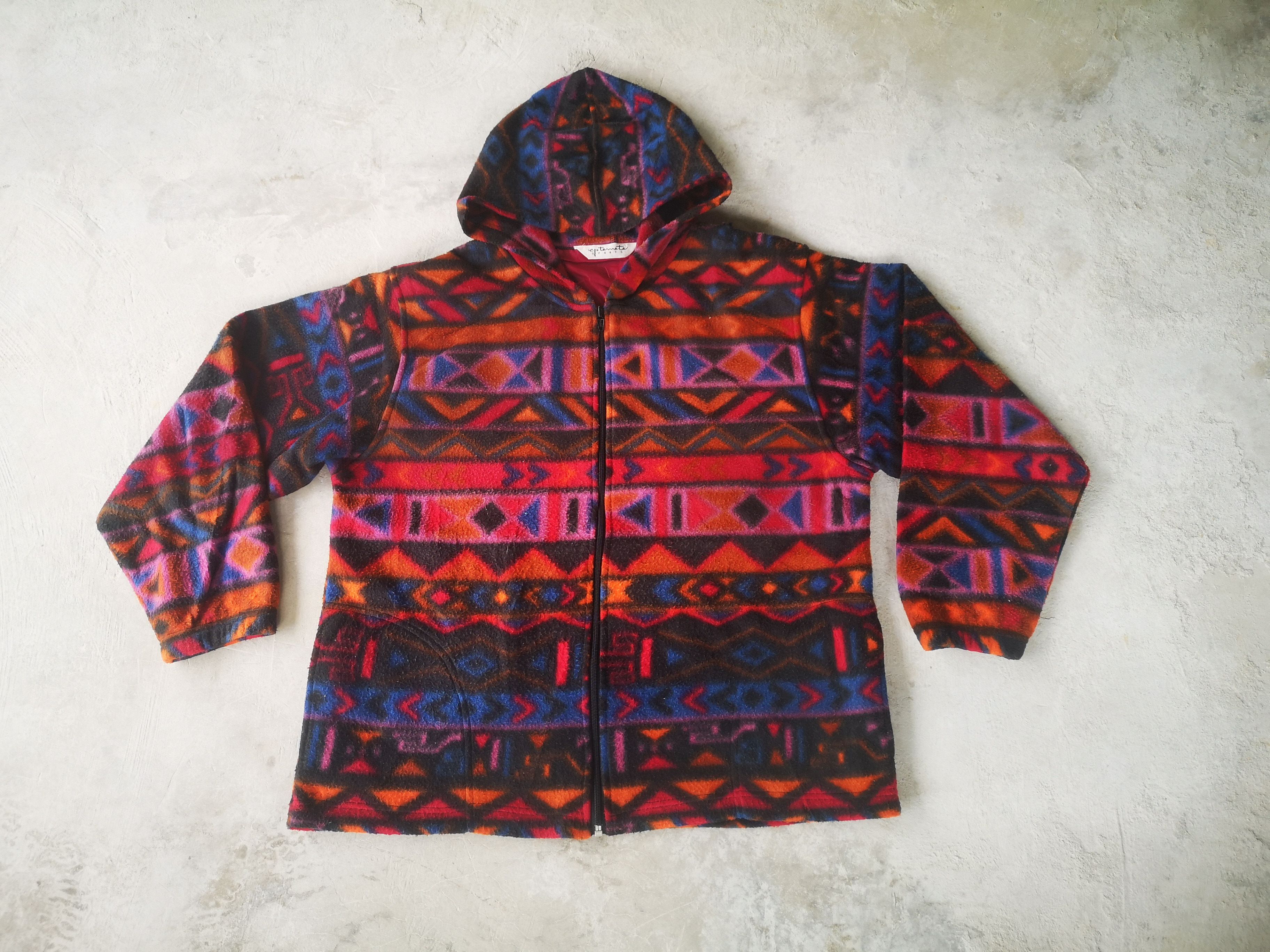Japanese Brand × Vintage Eptemete Sport Navajo Fleece Jacket Size US L / EU 52-54 / 3 - 1 Thumbnail