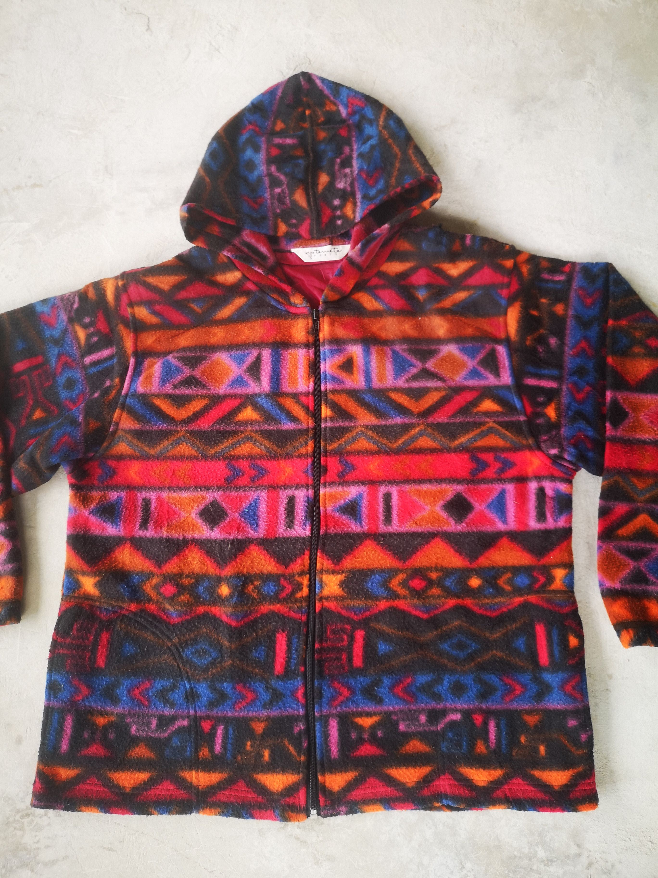 Japanese Brand × Vintage Eptemete Sport Navajo Fleece Jacket Size US L / EU 52-54 / 3 - 3 Thumbnail