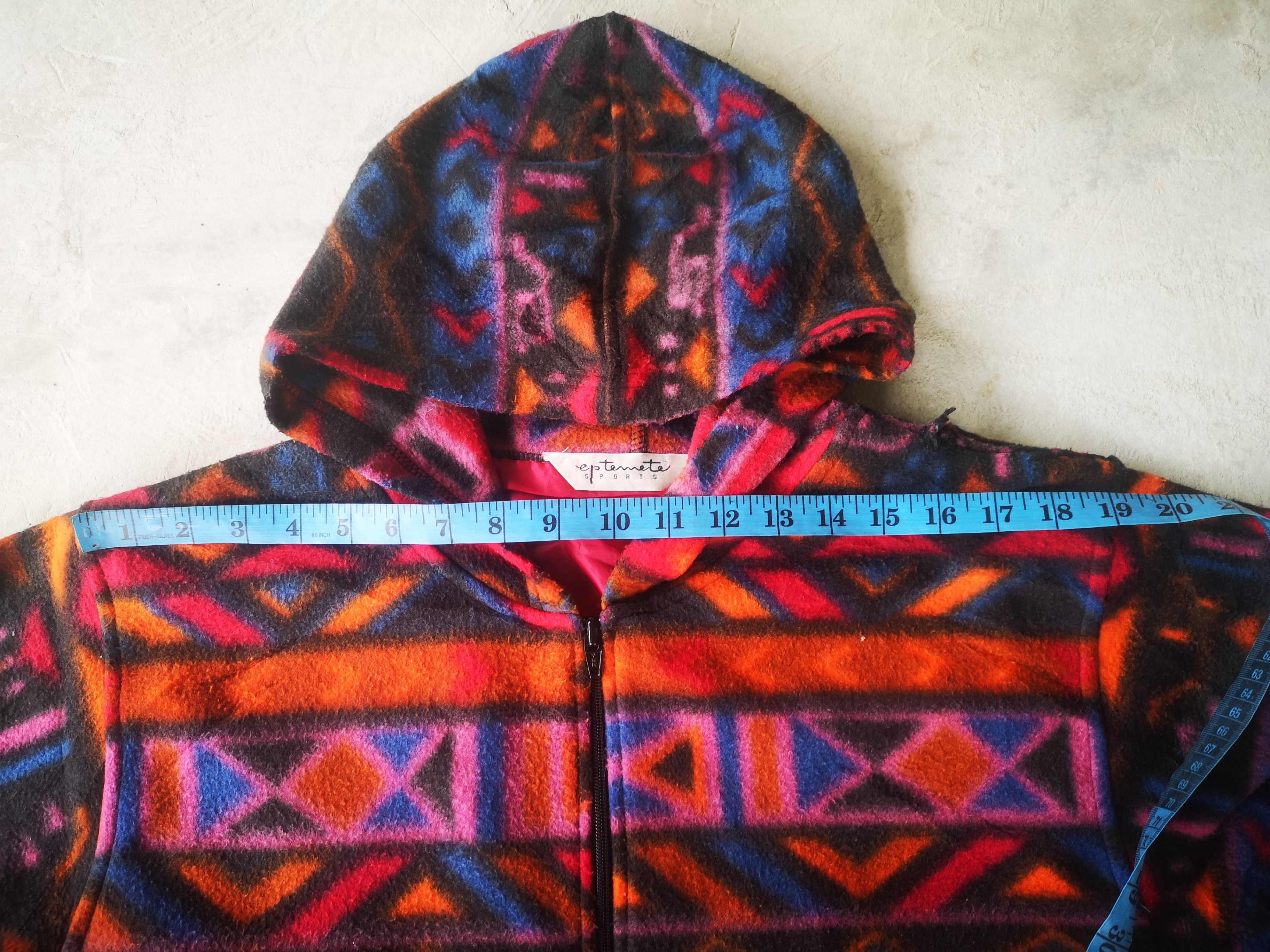 Japanese Brand × Vintage Eptemete Sport Navajo Fleece Jacket Size US L / EU 52-54 / 3 - 11 Thumbnail