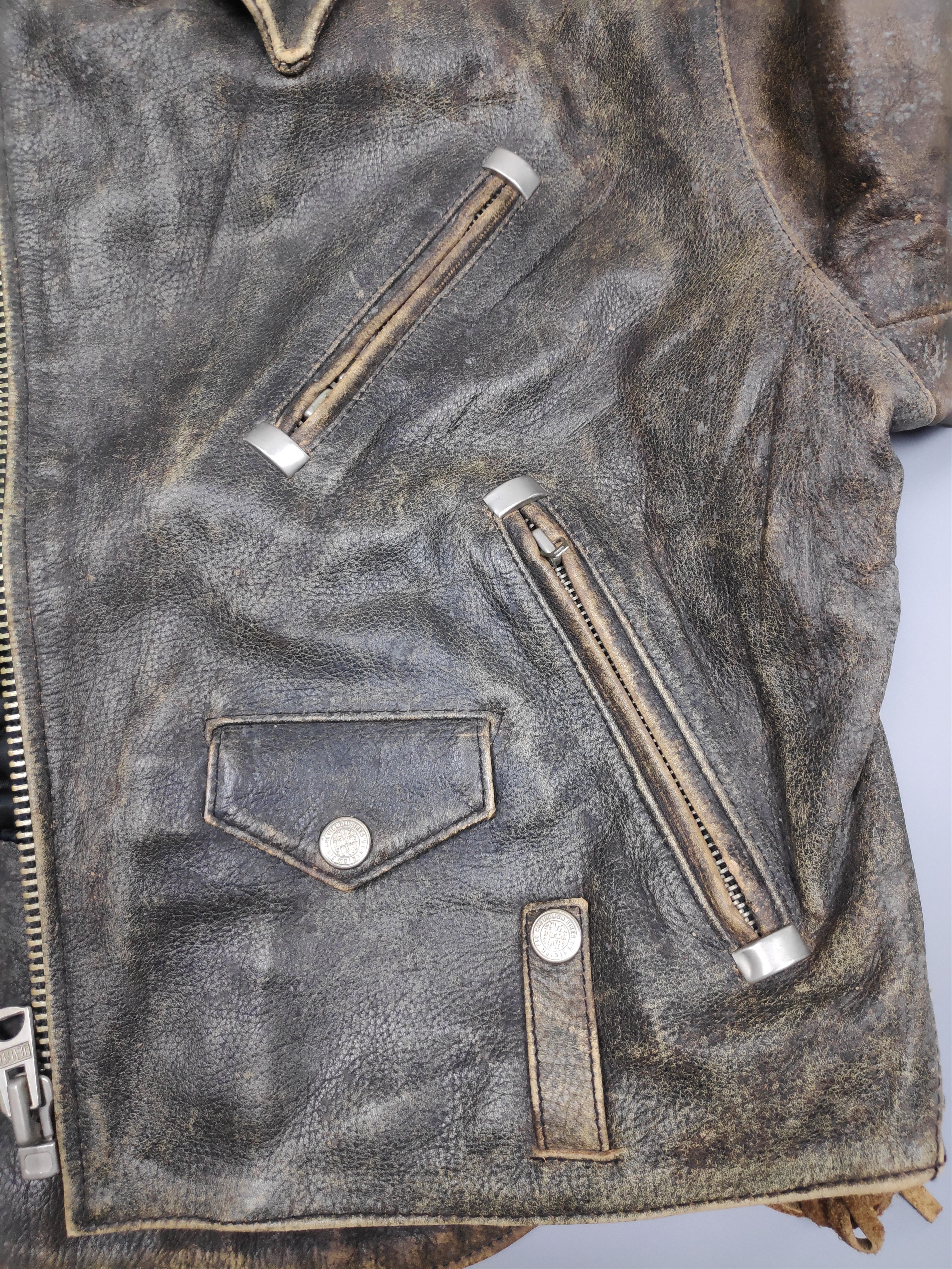 Chevignon VINTAGE LEATHER JACKET CHEVIGNON Size US S / EU 44-46 / 1 - 16 Thumbnail