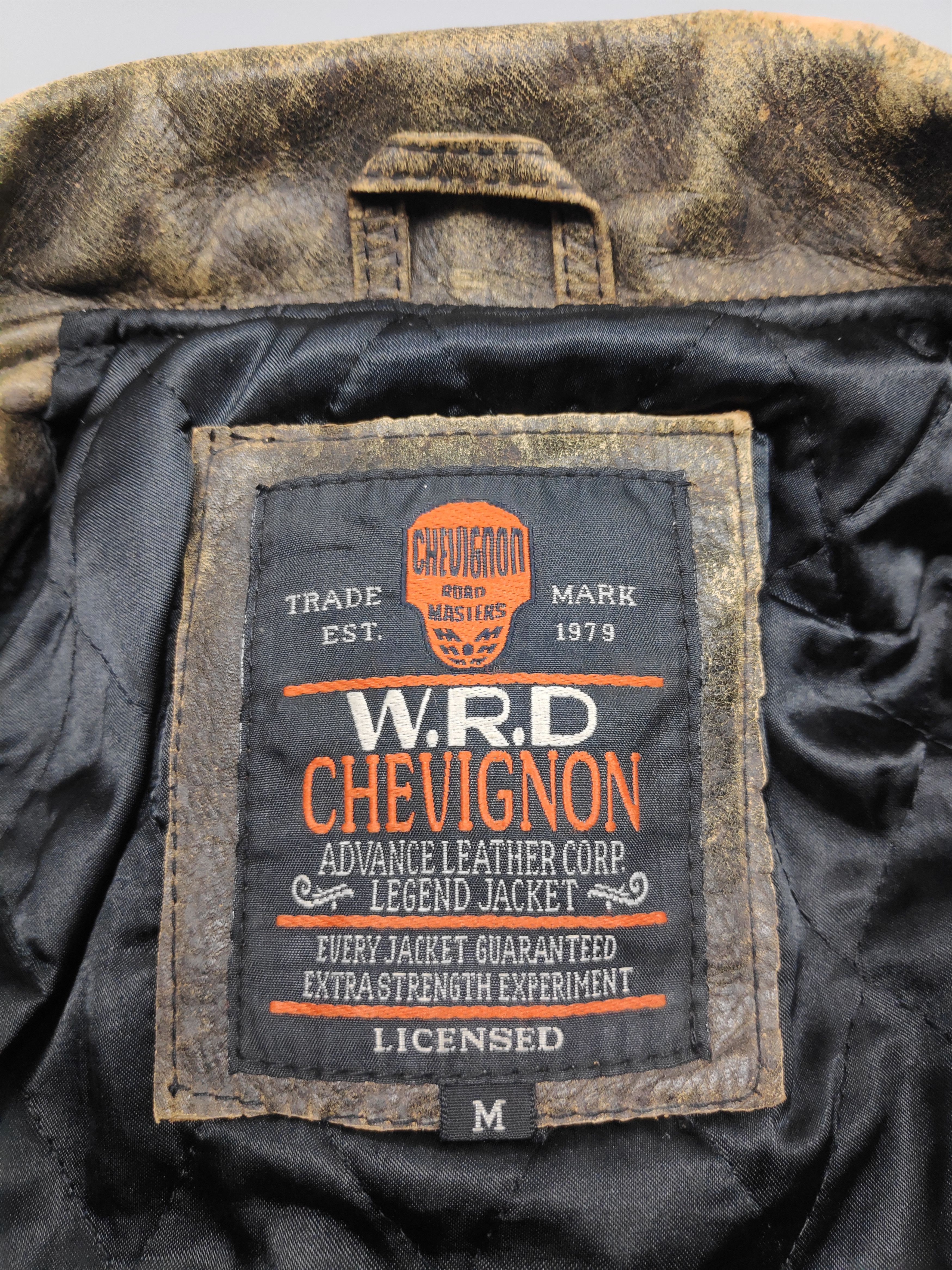 Chevignon VINTAGE LEATHER JACKET CHEVIGNON Size US S / EU 44-46 / 1 - 20 Thumbnail