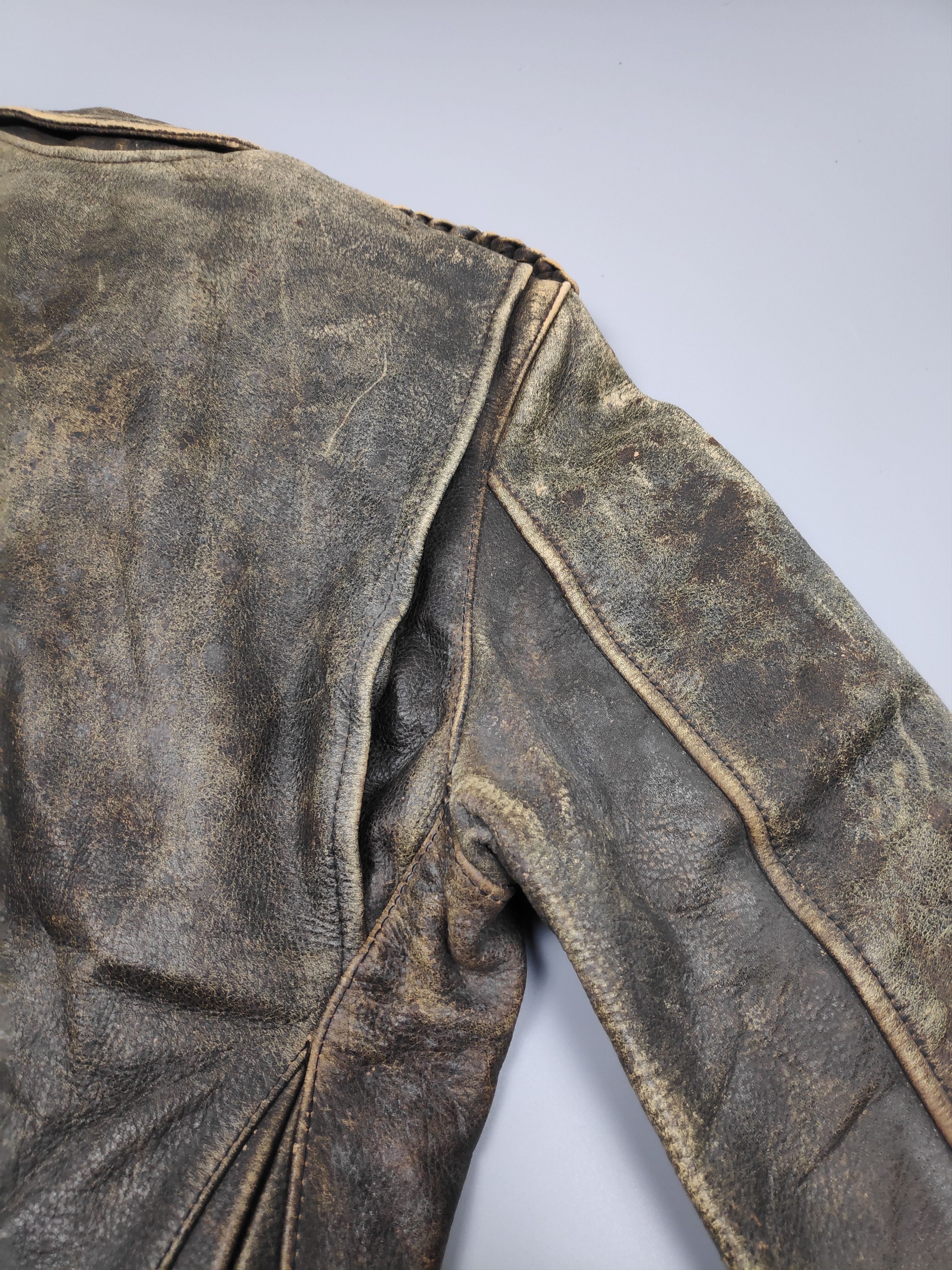 Chevignon VINTAGE LEATHER JACKET CHEVIGNON Size US S / EU 44-46 / 1 - 3 Thumbnail