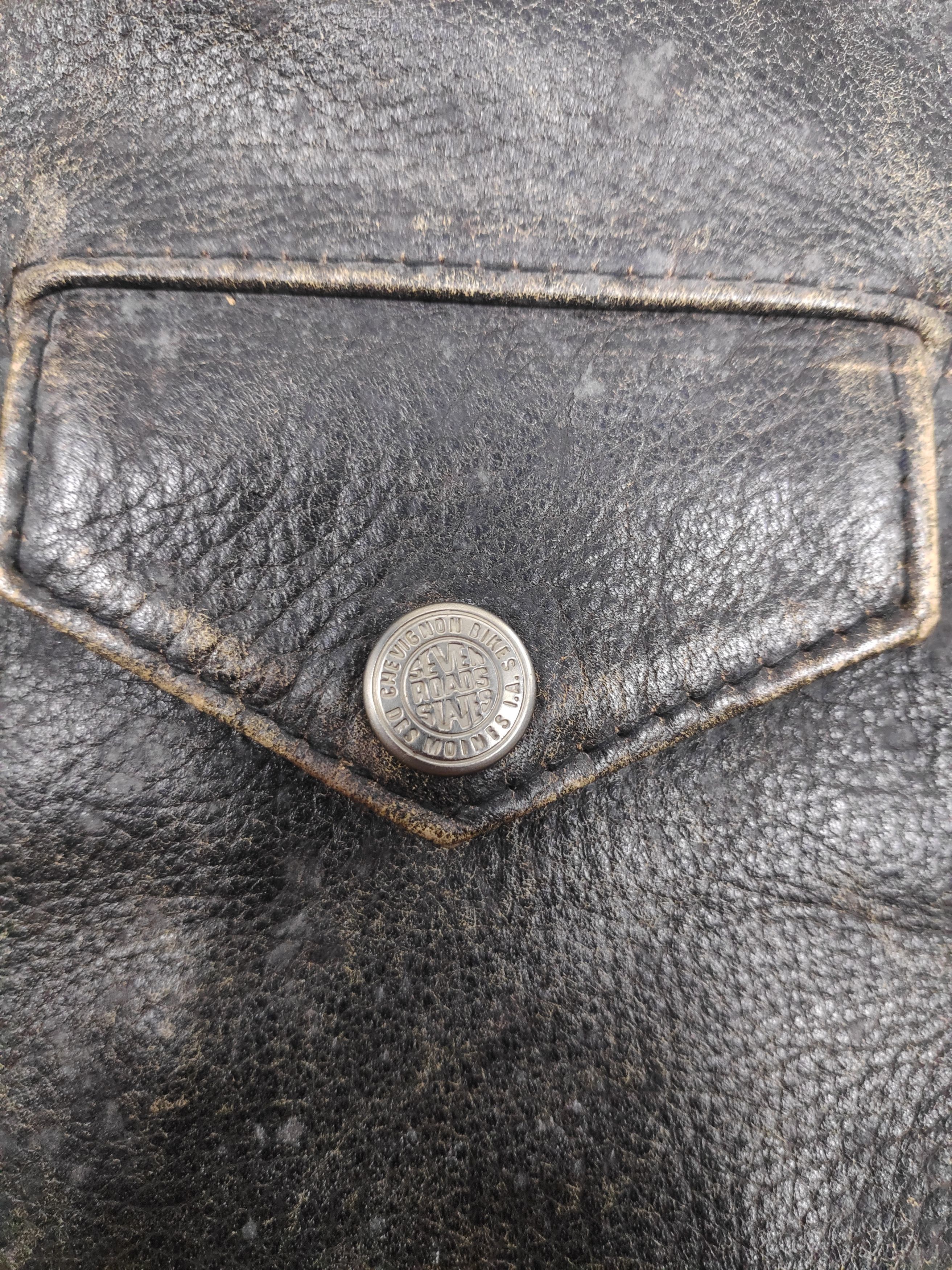 Chevignon VINTAGE LEATHER JACKET CHEVIGNON Size US S / EU 44-46 / 1 - 15 Thumbnail