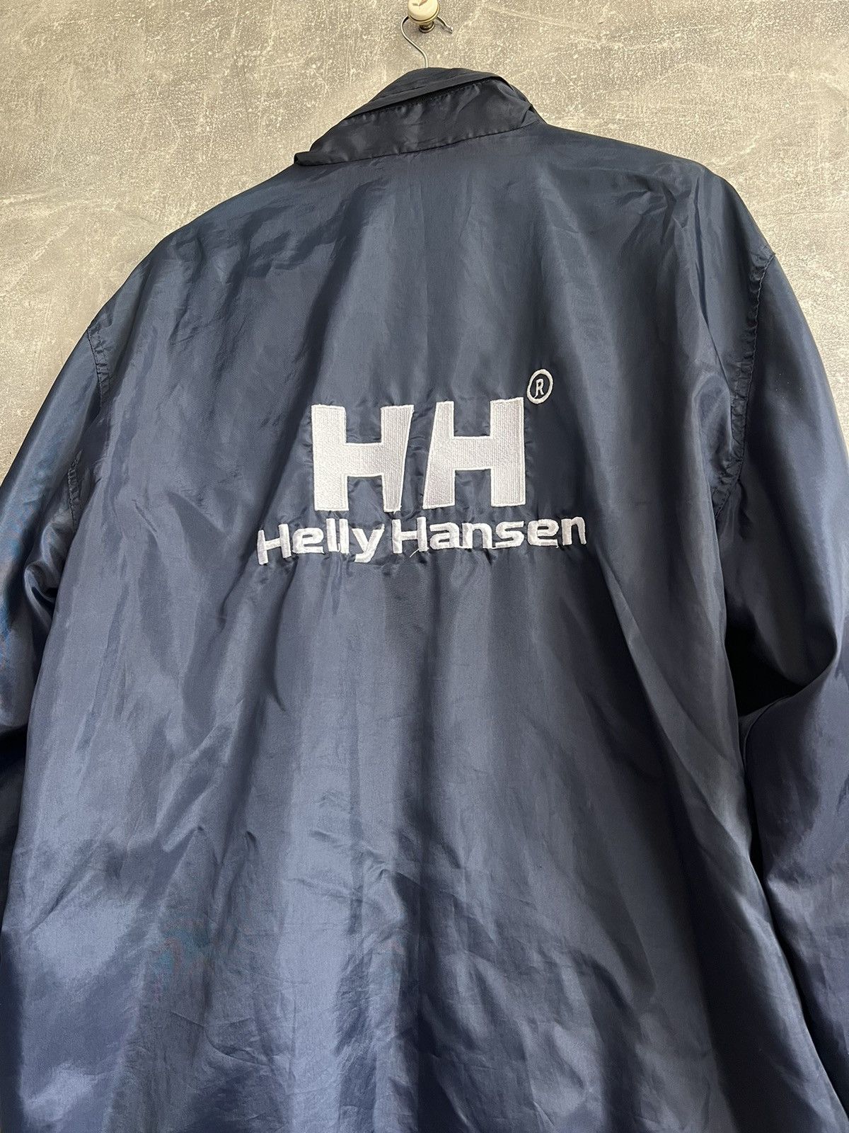 Helly Hansen 90S Vintage Helly Hansen Blue Jacket Big Logo Size M - L Size US L / EU 52-54 / 3 - 5 Thumbnail