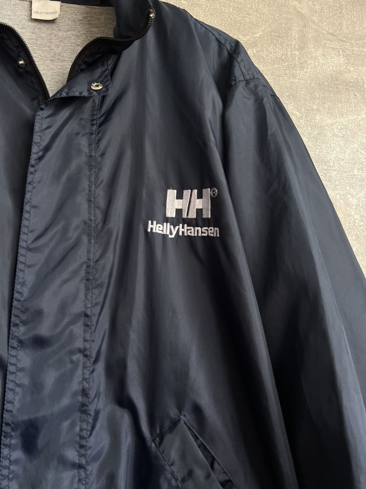 Helly Hansen 90S Vintage Helly Hansen Blue Jacket Big Logo Size M - L Size US L / EU 52-54 / 3 - 2 Thumbnail