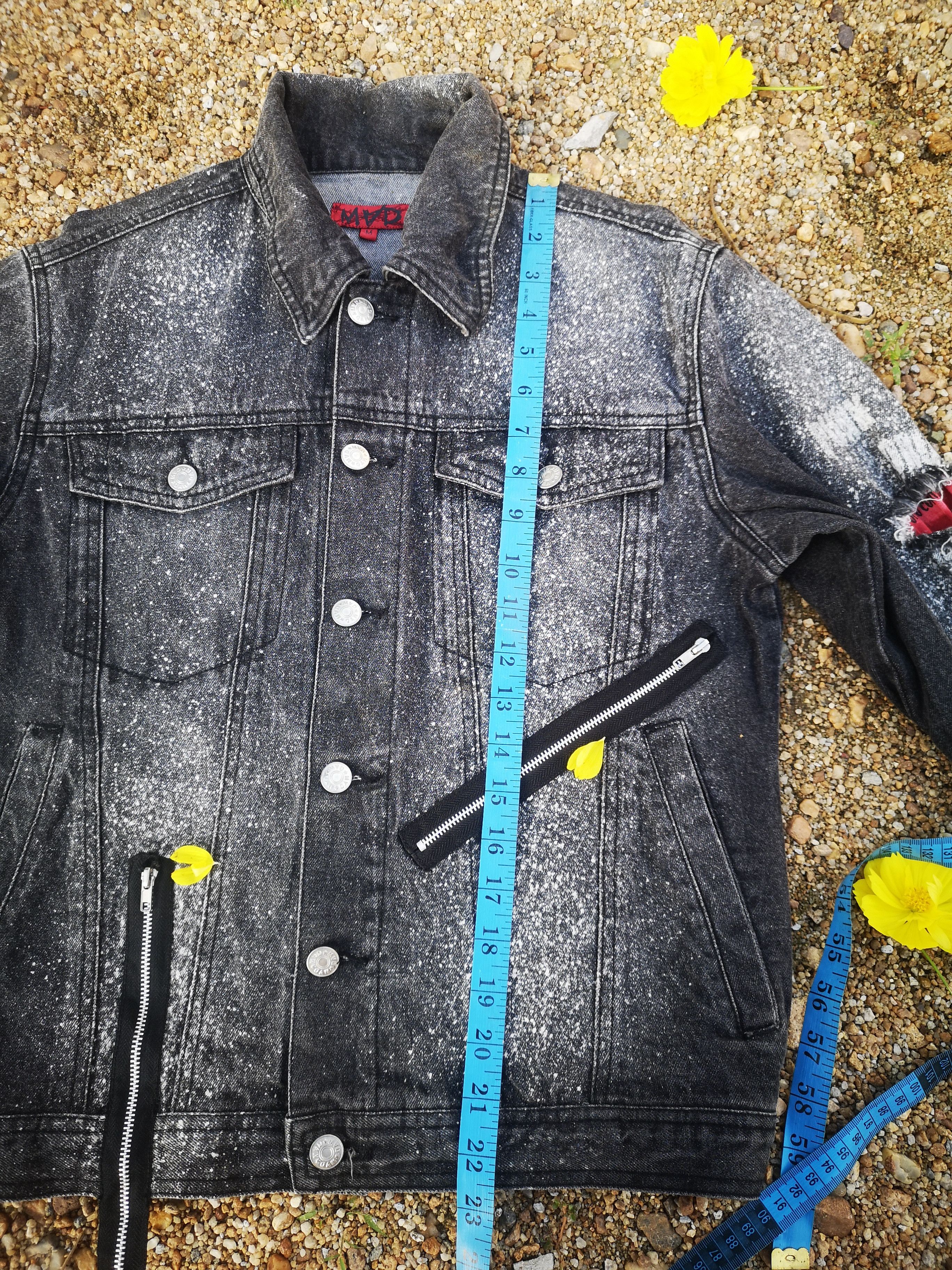 Seditionaries × Vintage MAD Distress Denim Jacket Size US S / EU 44-46 / 1 - 15 Thumbnail