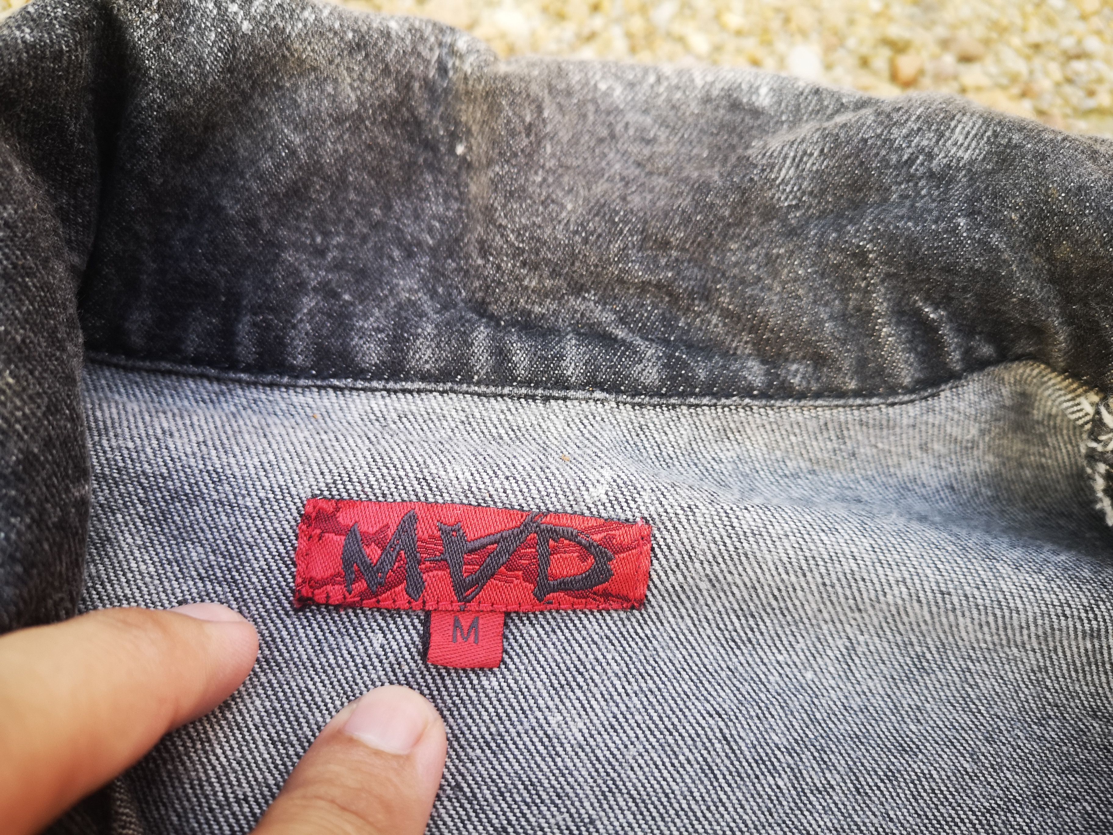 Seditionaries × Vintage MAD Distress Denim Jacket Size US S / EU 44-46 / 1 - 10 Thumbnail