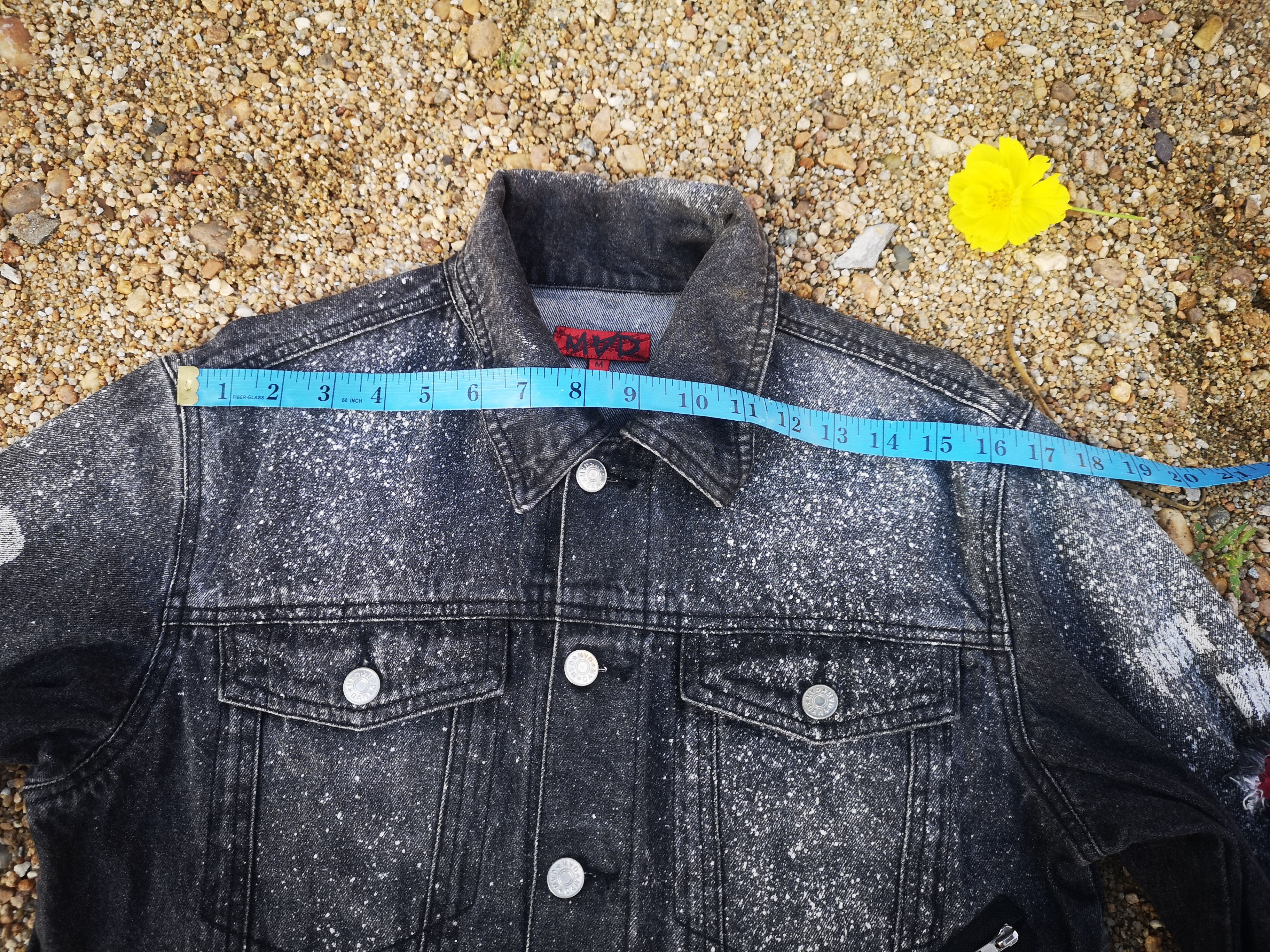 Seditionaries × Vintage MAD Distress Denim Jacket Size US S / EU 44-46 / 1 - 16 Thumbnail