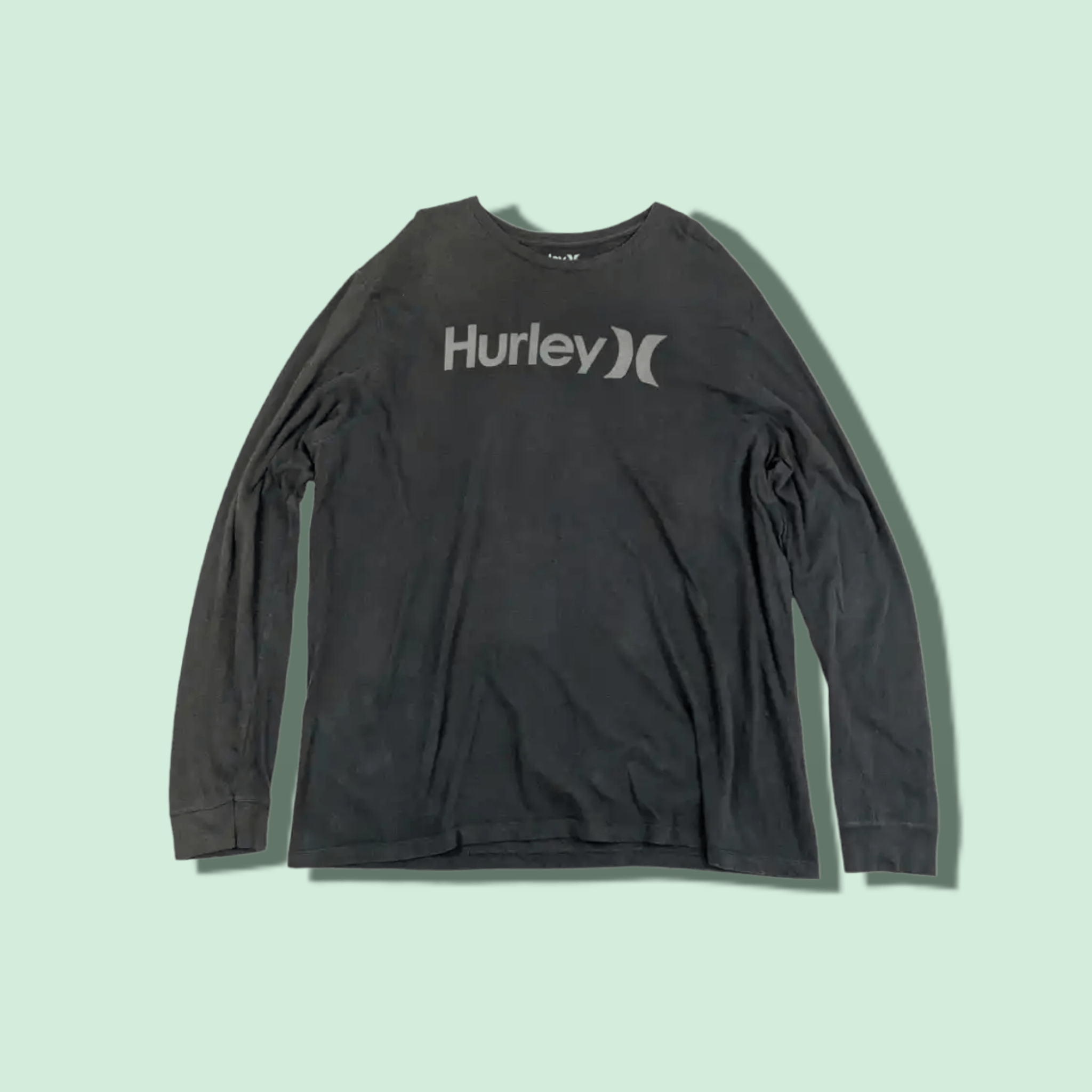 Hurley HURLEY Big Spell Out Long Sleeve T-Shirt Size US XXL / EU 58 / 5 - 1 Thumbnail