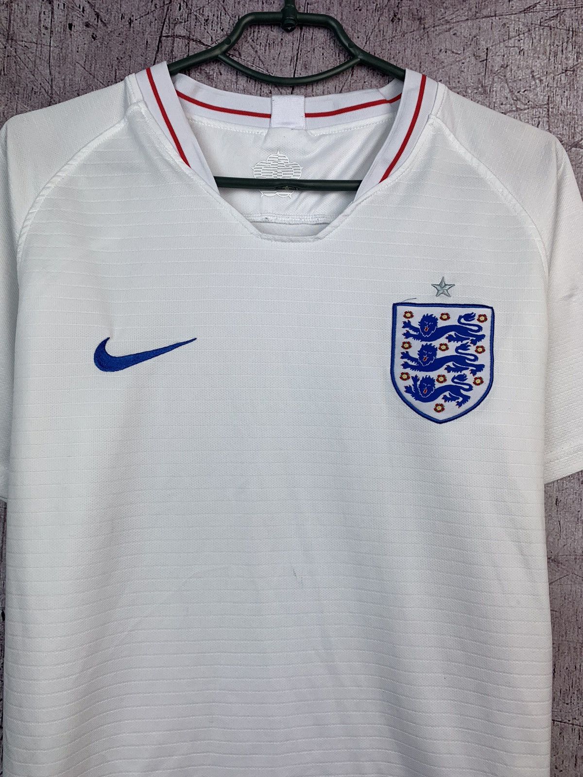 Nike × Vintage Nike England Vintage Mens Jersey T-Shirt Size US M / EU 48-50 / 2 - 2 Thumbnail