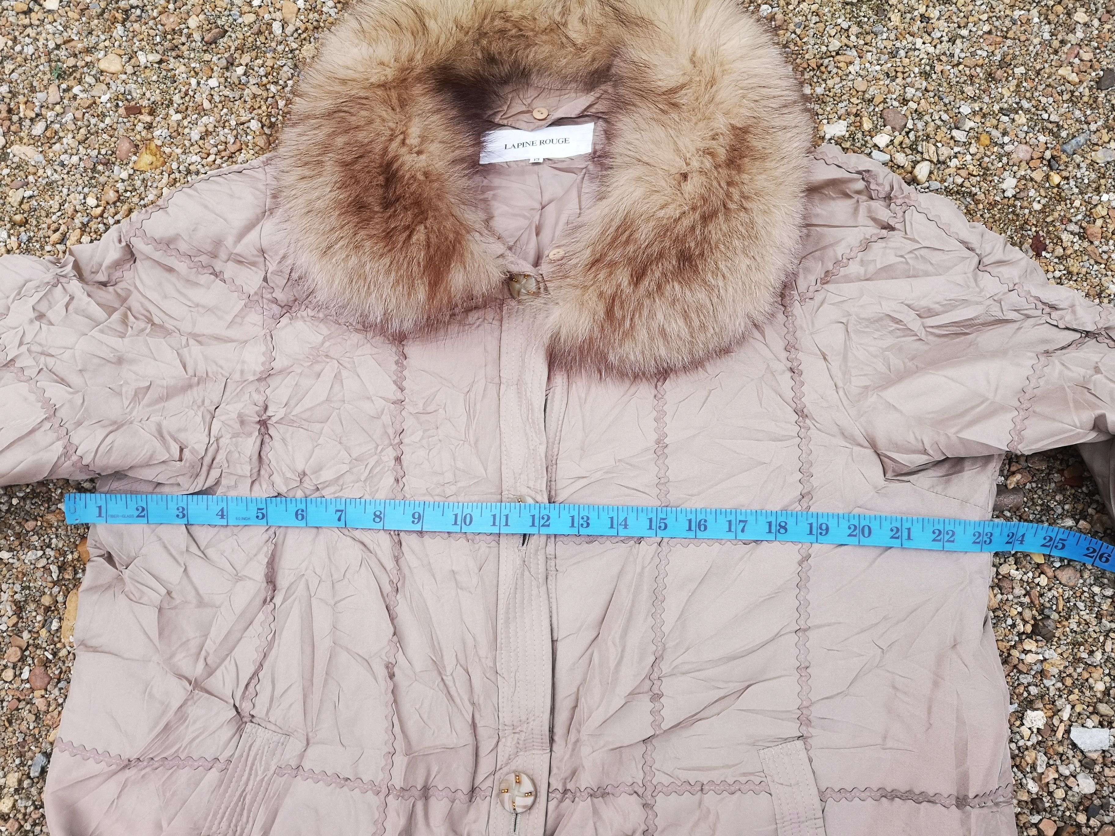 Designer × Japanese Brand × Vintage Lapine Rouge Long Coat with Original Fur Size L / US 10 / IT 46 - 14 Thumbnail