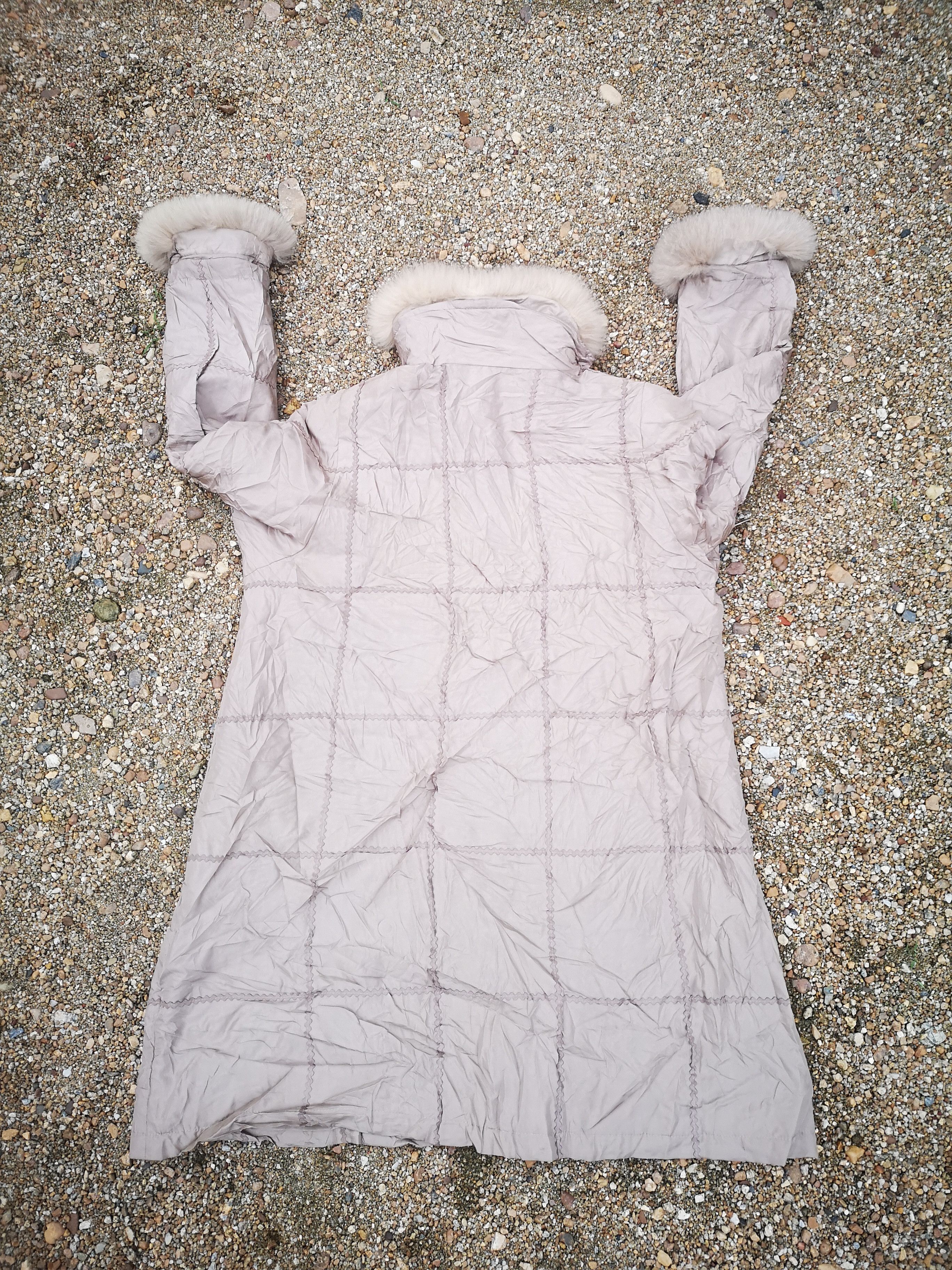 Designer × Japanese Brand × Vintage Lapine Rouge Long Coat with Original Fur Size L / US 10 / IT 46 - 4 Thumbnail