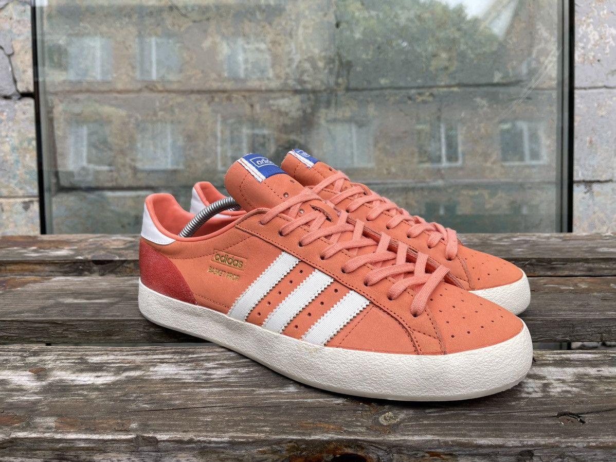 Adidas Streetwear Vintage Rare Colour Adidas Basket Profi Leather Shoes Size 8.5 US Grailed