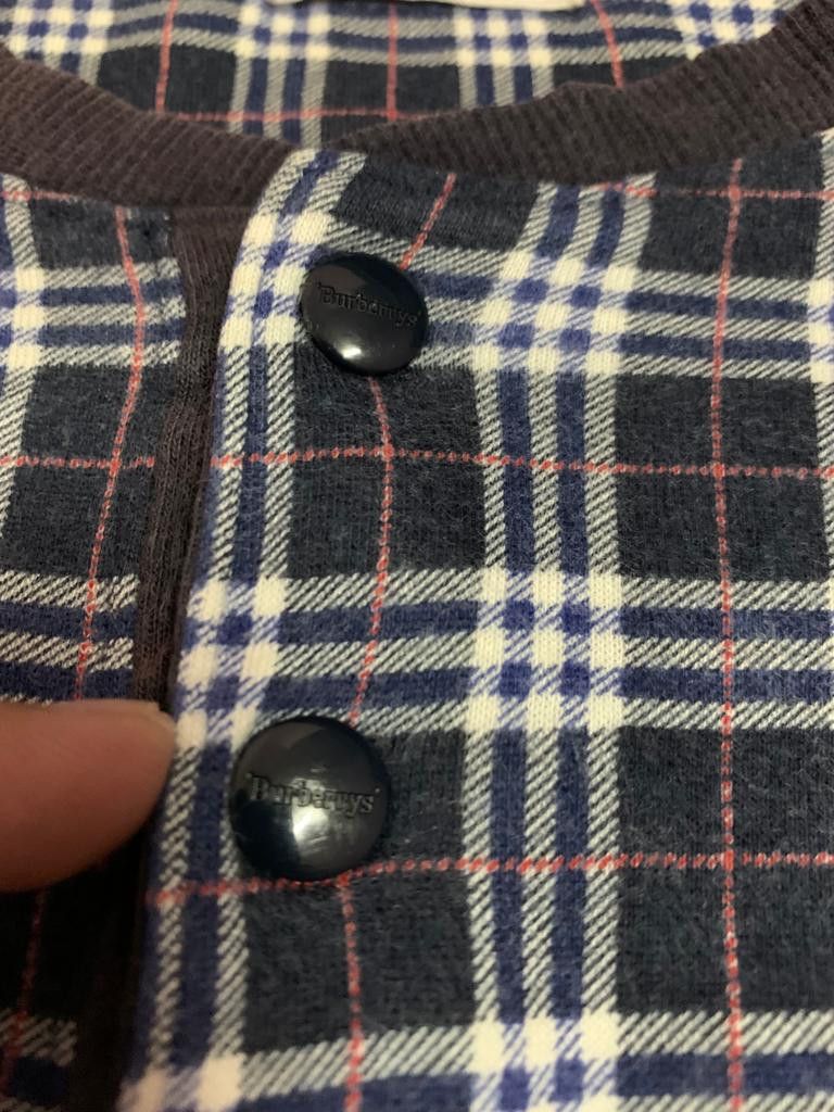 Burberry Vintage Burberrys Checkered button Size US M / EU 48-50 / 2 - 9 Thumbnail
