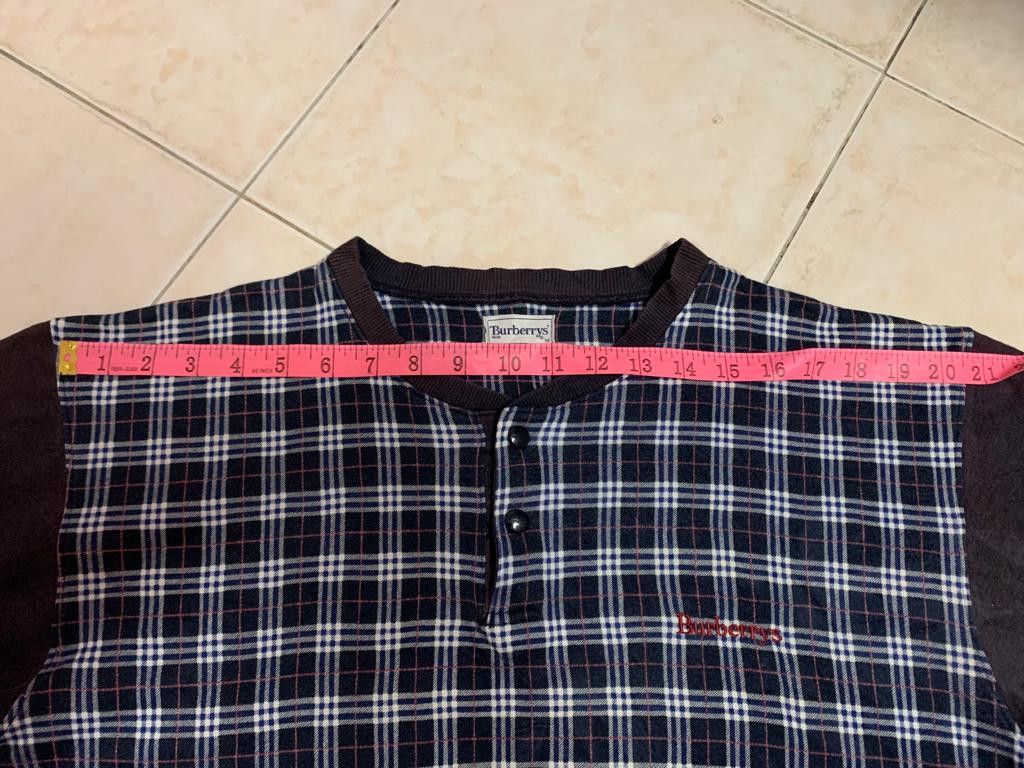 Burberry Vintage Burberrys Checkered button Size US M / EU 48-50 / 2 - 16 Thumbnail