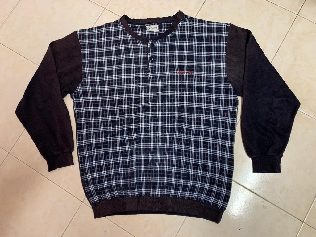 Burberry Vintage Burberrys Checkered button Size US M / EU 48-50 / 2 - 3 Thumbnail