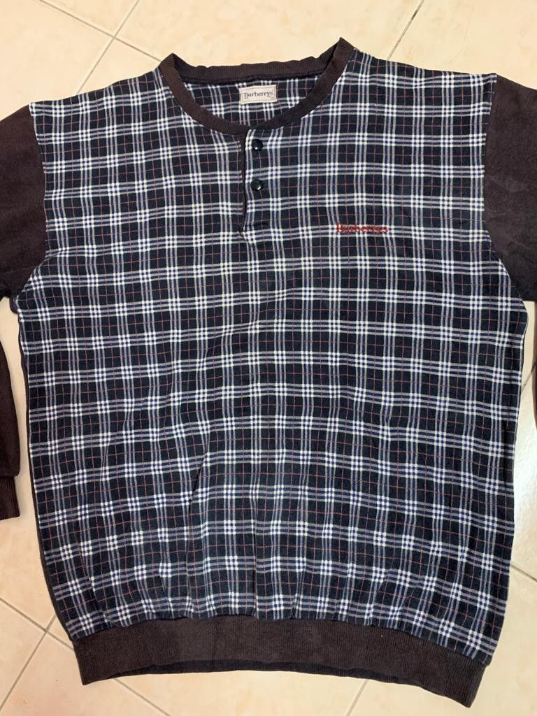 Burberry Vintage Burberrys Checkered button Size US M / EU 48-50 / 2 - 5 Thumbnail