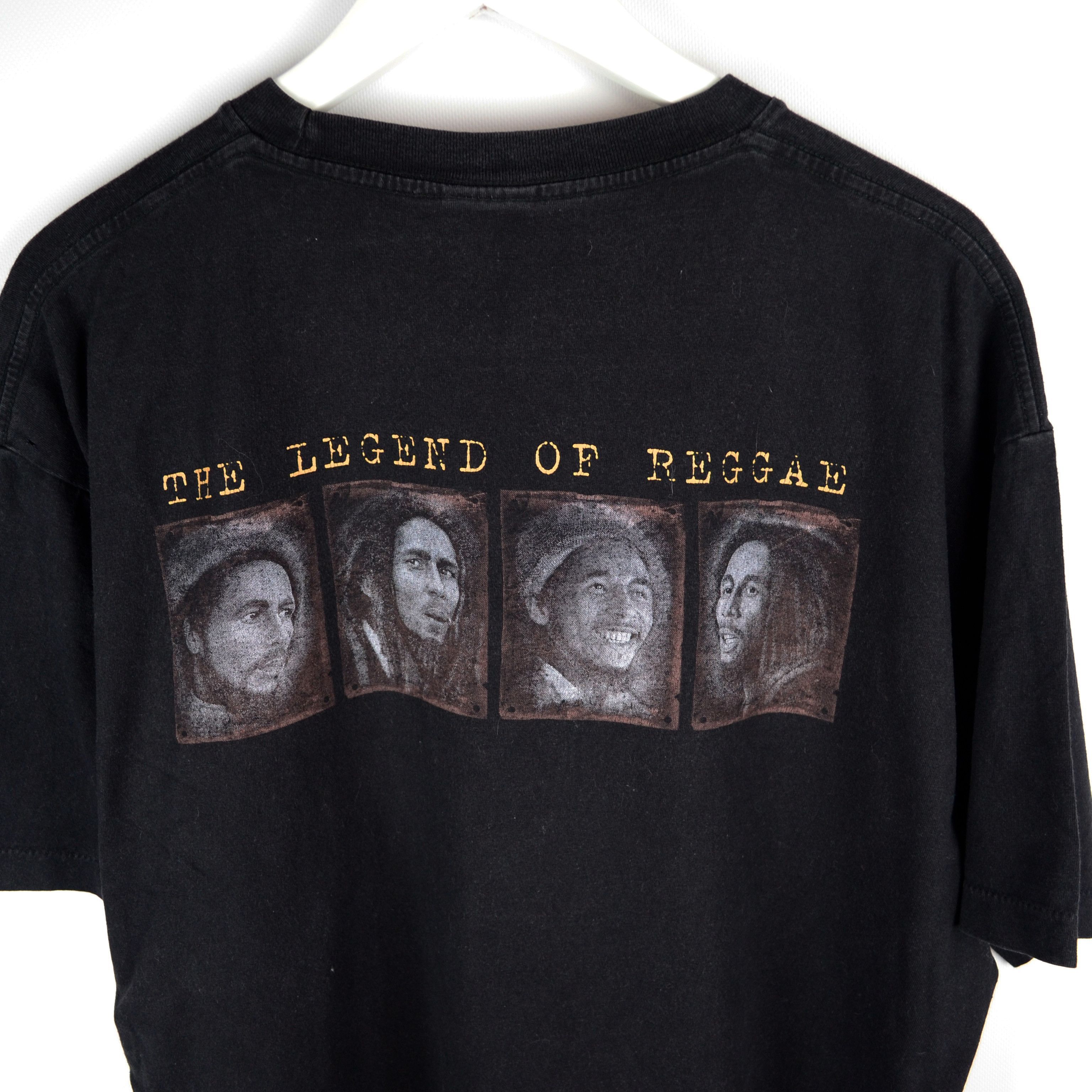Other Baby Marley vintage t-shirt 90s single stitch black faded Size US XL / EU 56 / 4 - 5 Thumbnail