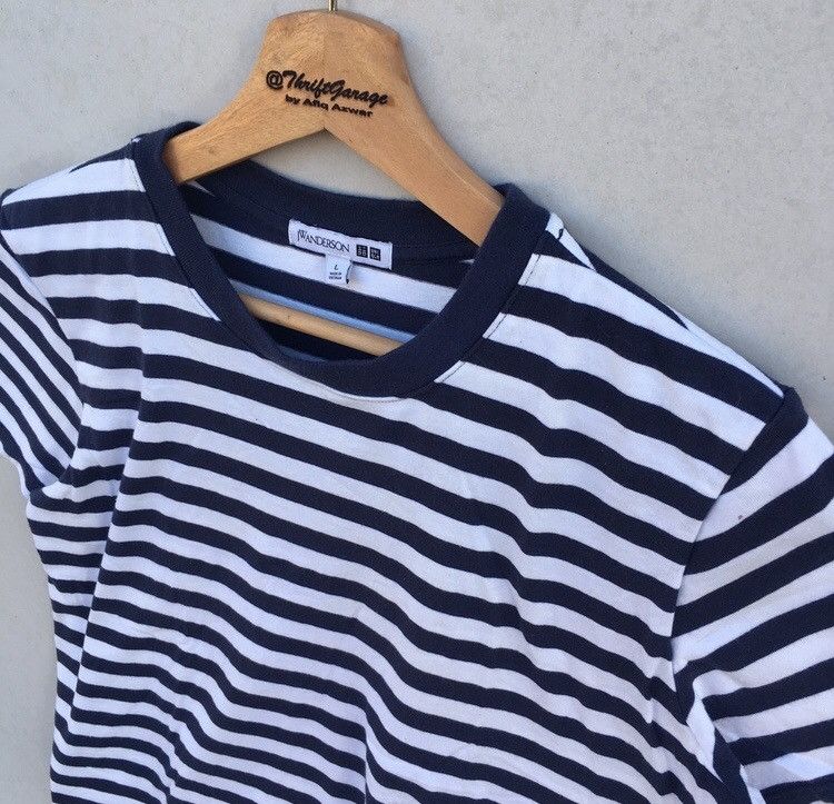 JW Anderson Dont buy yet ! Uniqlo Assymetric Crop Stripe Tees Size US L / EU 52-54 / 3 - 3 Thumbnail