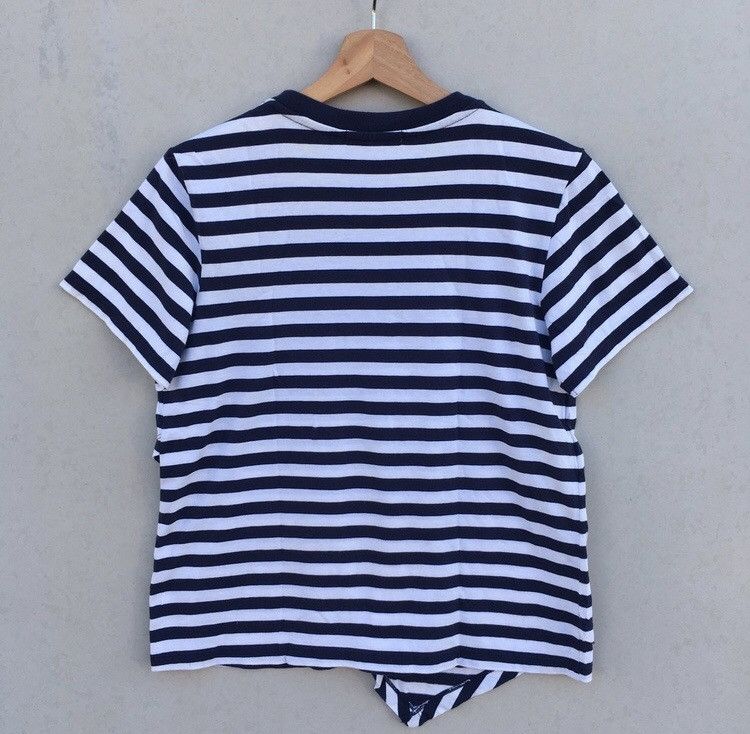 JW Anderson Dont buy yet ! Uniqlo Assymetric Crop Stripe Tees Size US L / EU 52-54 / 3 - 7 Thumbnail