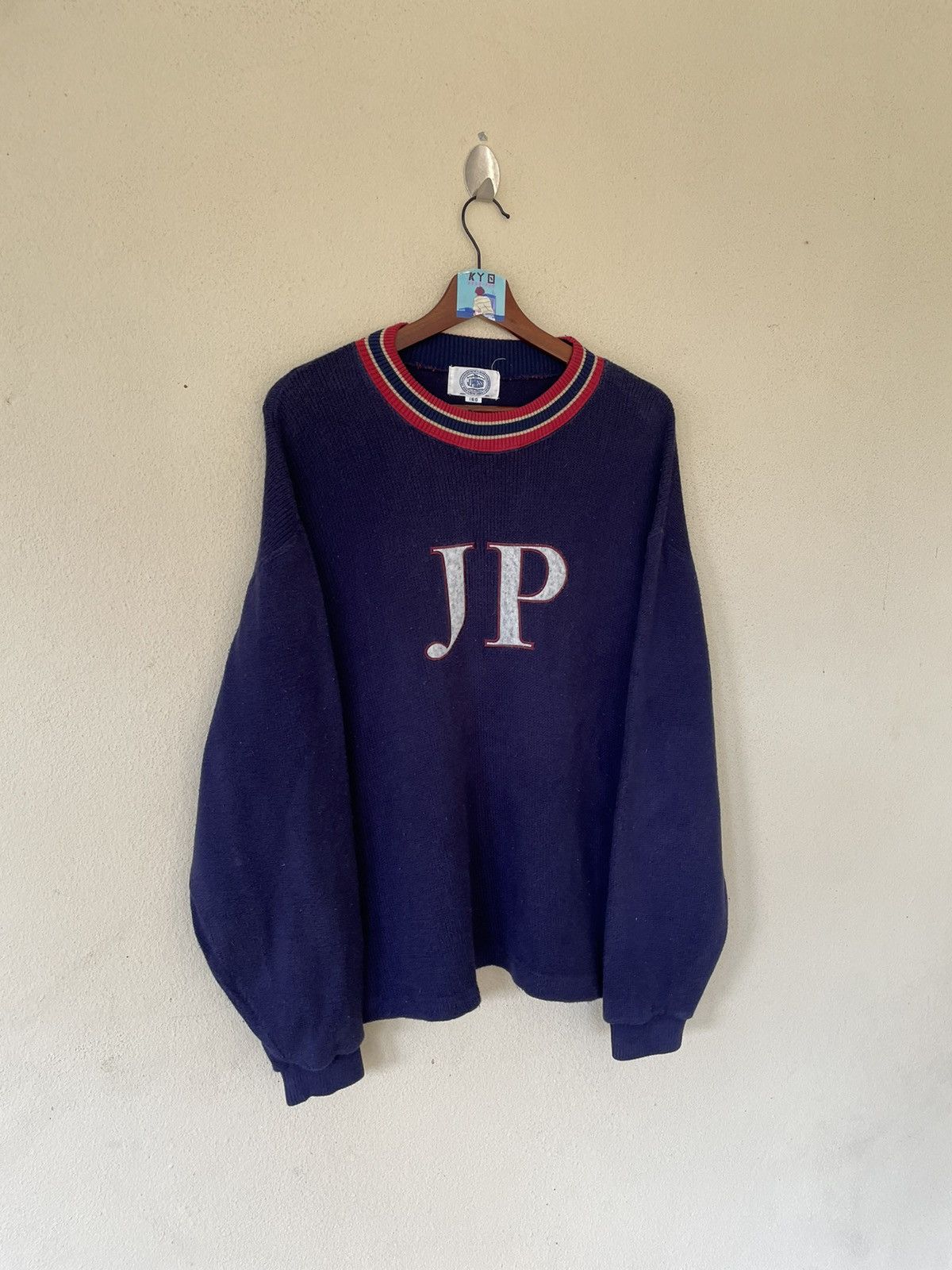 J. Press × Japanese Brand × Vintage VINTAGE J.PRESS BIG LOGO SWEATSHIRT Size US L / EU 52-54 / 3 - 4 Thumbnail