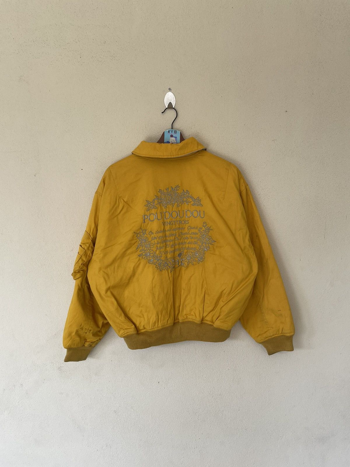 Japanese Brand × Vintage VINTAGE EMBROIDERED POU DOU DOU AUTUMN-WINTER BOMBER JACKET Size US L / EU 52-54 / 3 - 4 Thumbnail