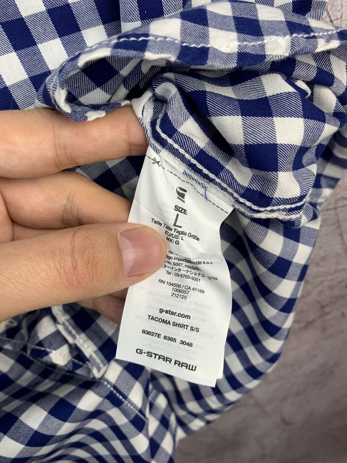 G-Star G Star Raw Mens Short Sleeve Shirt Size US L / EU 52-54 / 3 - 8 Thumbnail