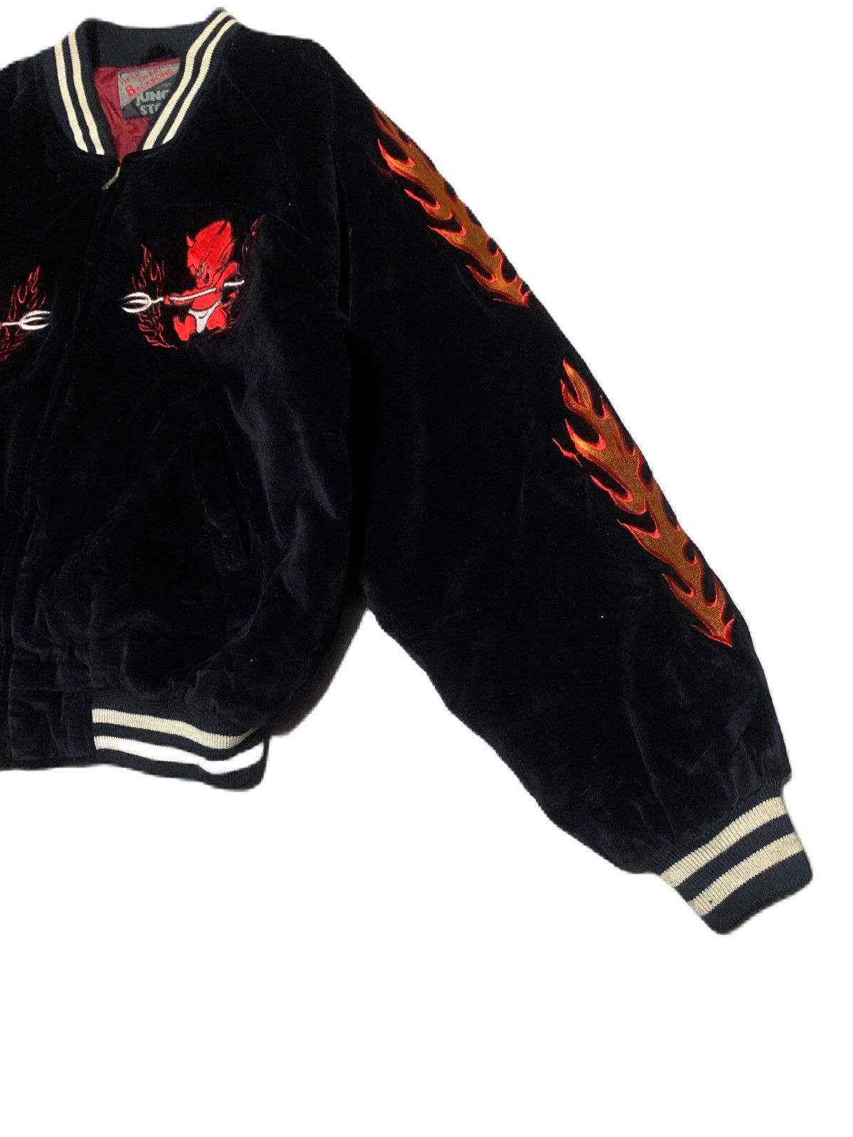 Japanese Brand Vintage Trashed Ted Company Sukajan Jacket Distressed Size US L / EU 52-54 / 3 - 3 Thumbnail