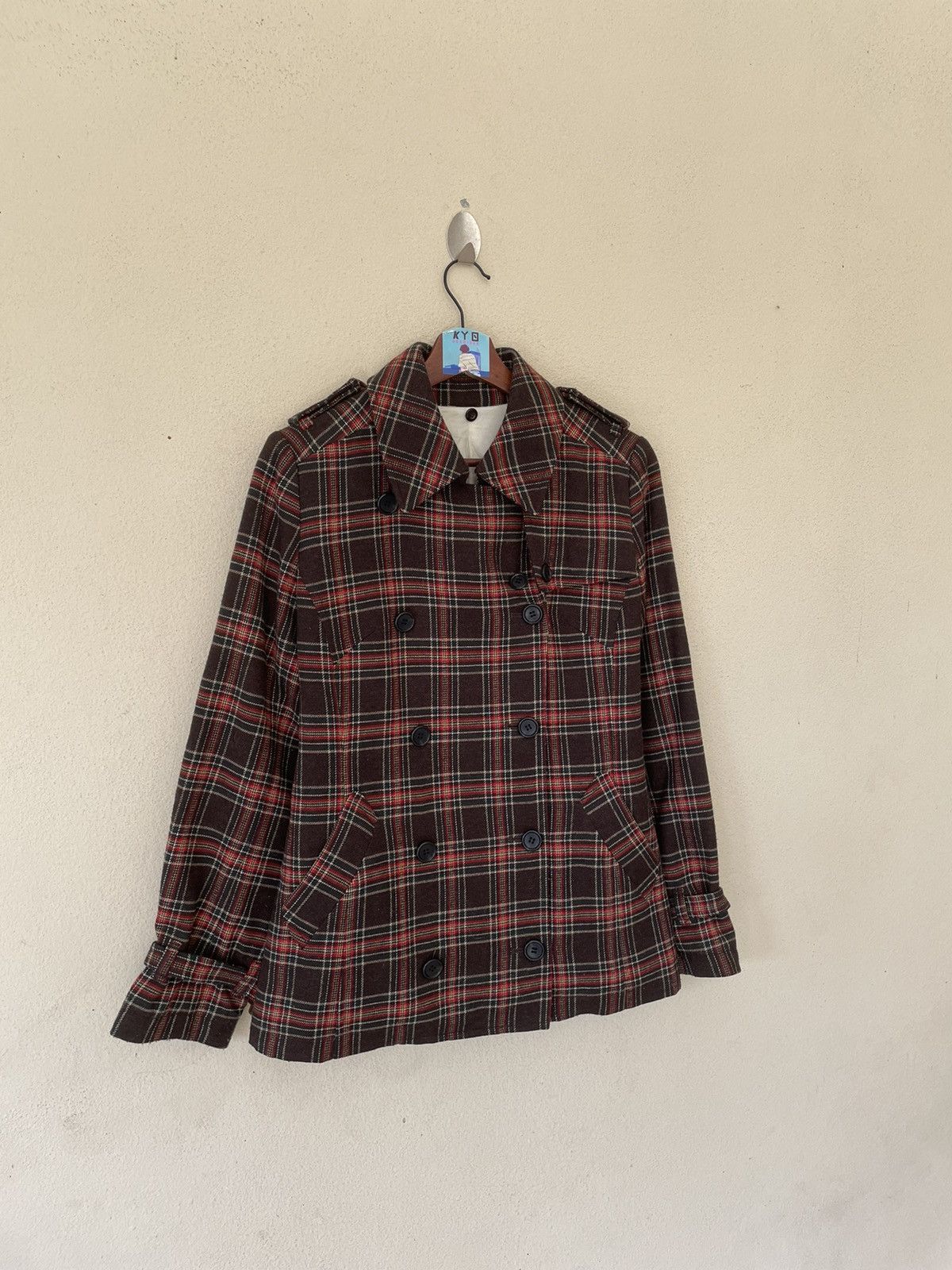 Designer × Japanese Brand VINTAGE ATSURO TAYAMA AT TARTAN JACKET Size US M / EU 48-50 / 2 - 2 Thumbnail