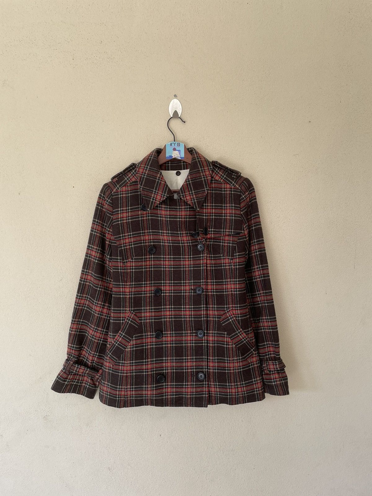 Designer × Japanese Brand VINTAGE ATSURO TAYAMA AT TARTAN JACKET Size US M / EU 48-50 / 2 - 1 Thumbnail