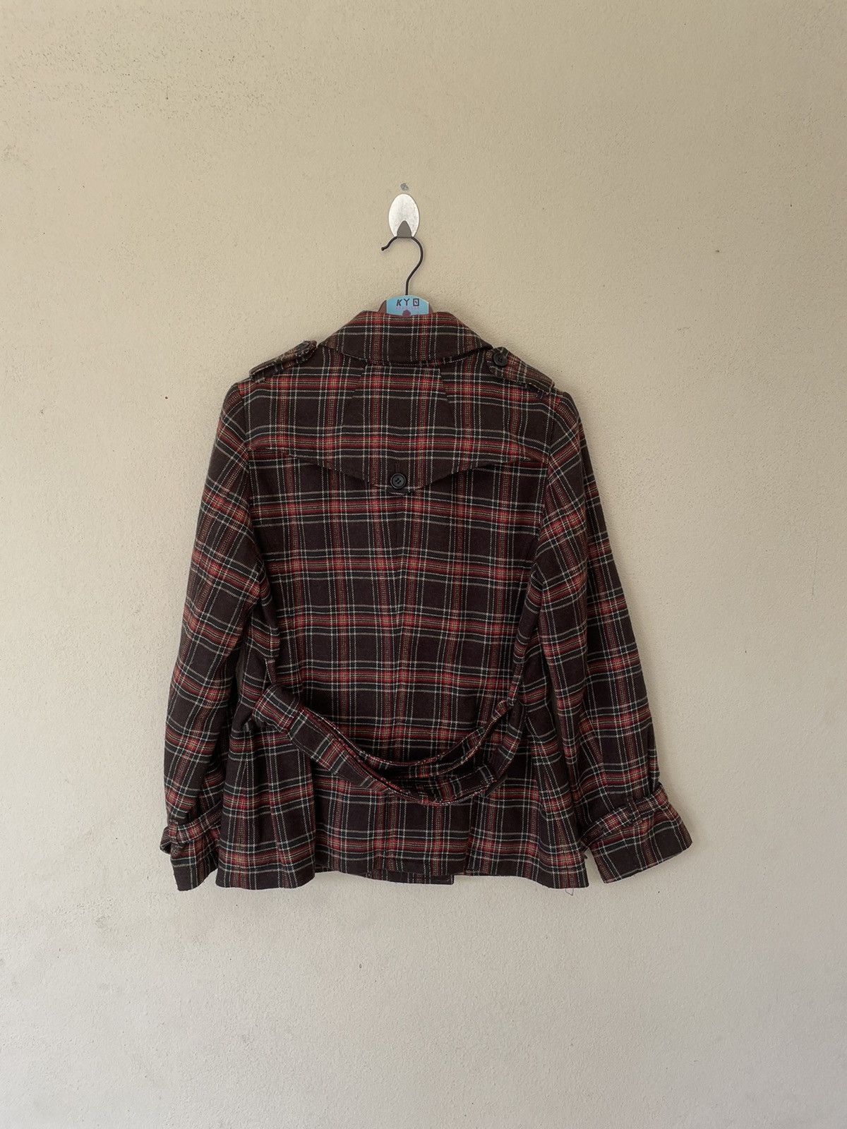 Designer × Japanese Brand VINTAGE ATSURO TAYAMA AT TARTAN JACKET Size US M / EU 48-50 / 2 - 4 Thumbnail